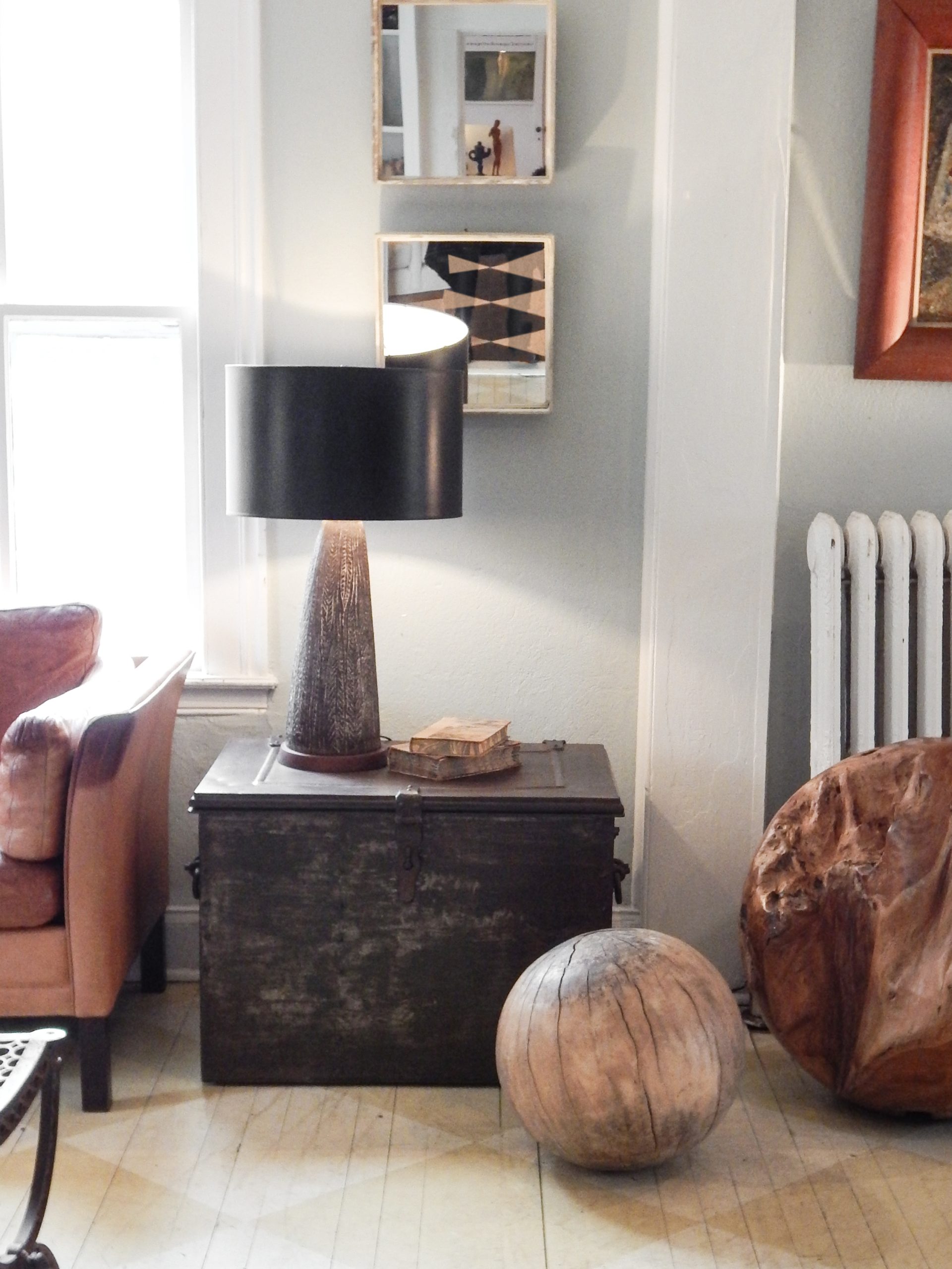 Pair of Metal Storage Trunks - Image 2