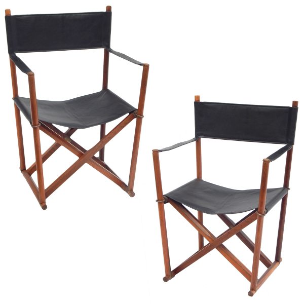 Pair of Mogens Koch ‘MK-16’ Folding Chairs