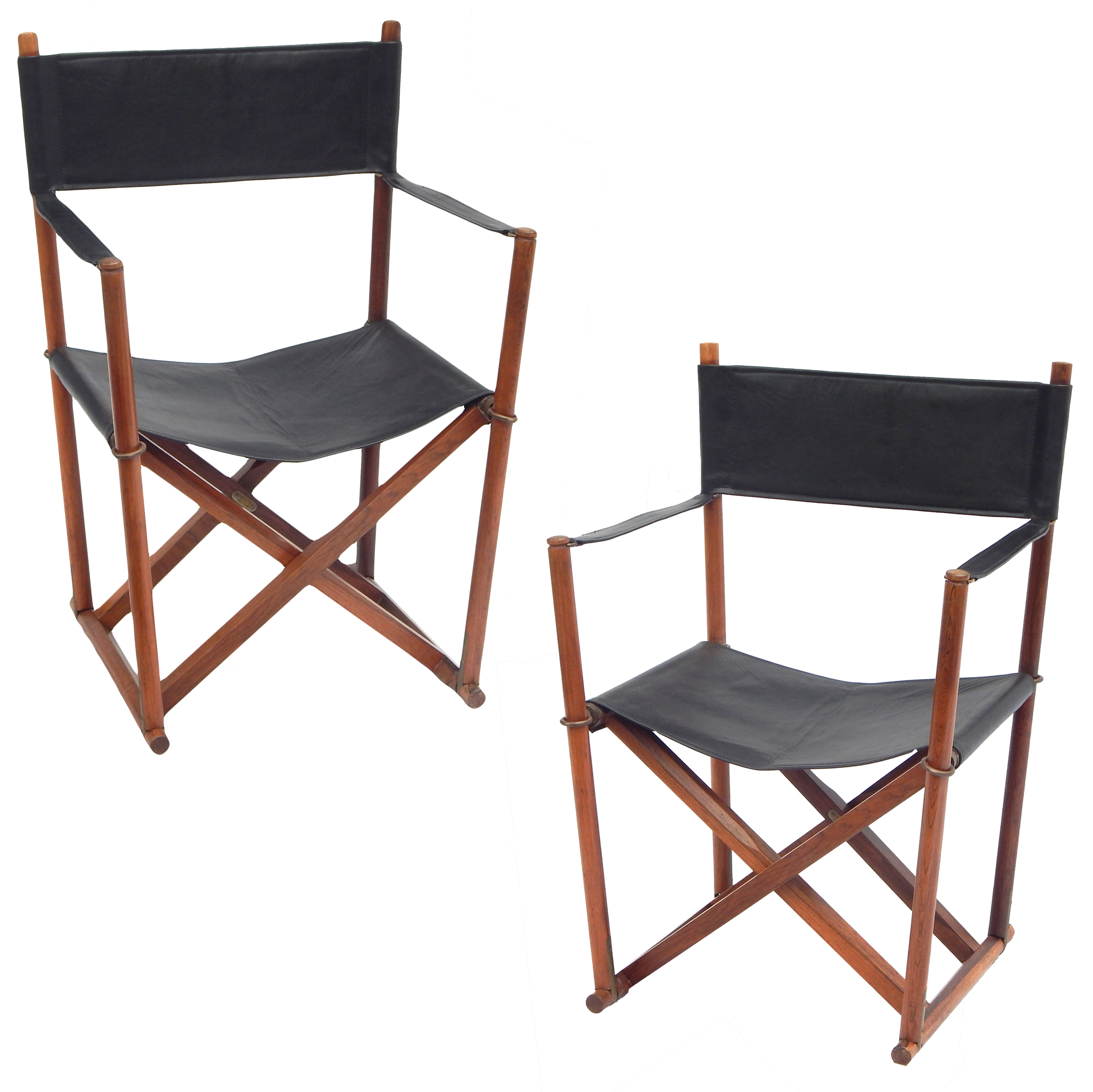 Pair of Mogens Koch ‘MK-16’ Folding Chairs