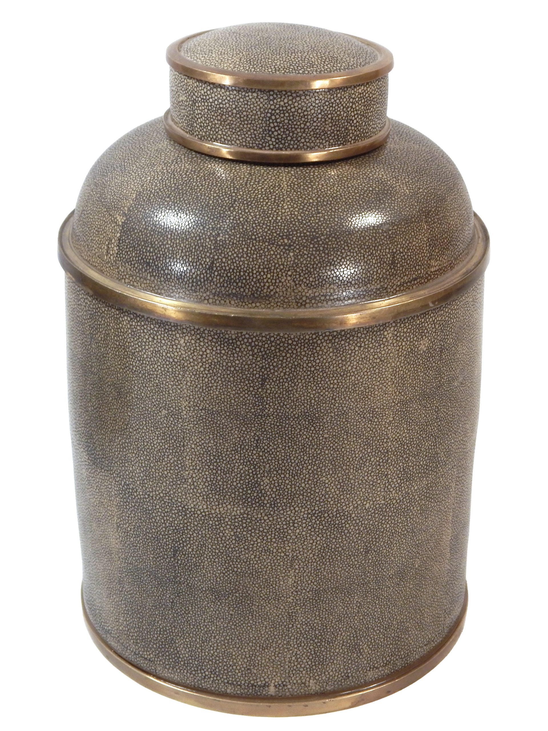 Pair of Vessels with Shagreen Finish - Image 11