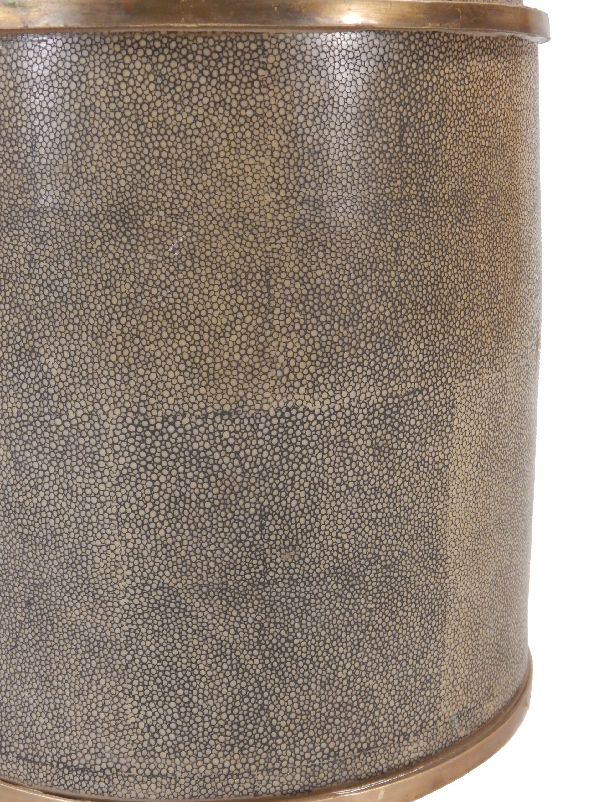 Pair of Vessels with Shagreen Finish - Image 15