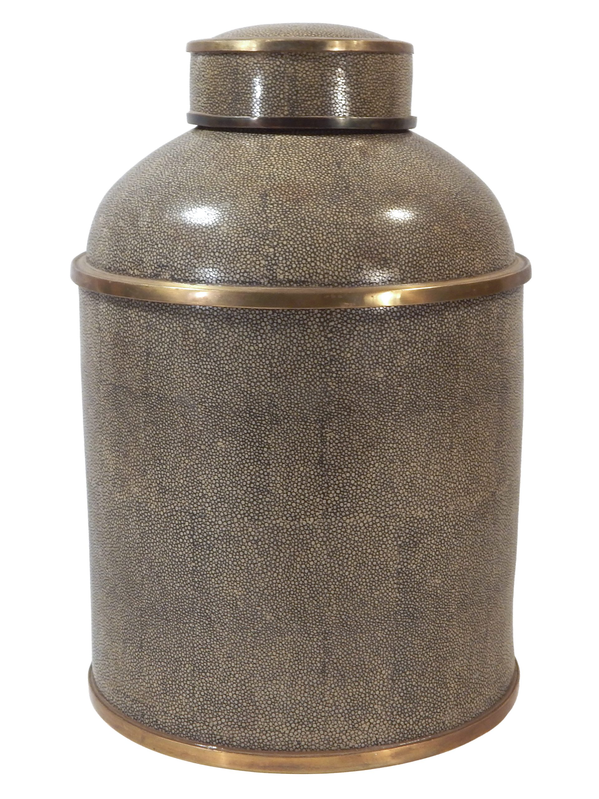 Pair of Vessels with Shagreen Finish - Image 3