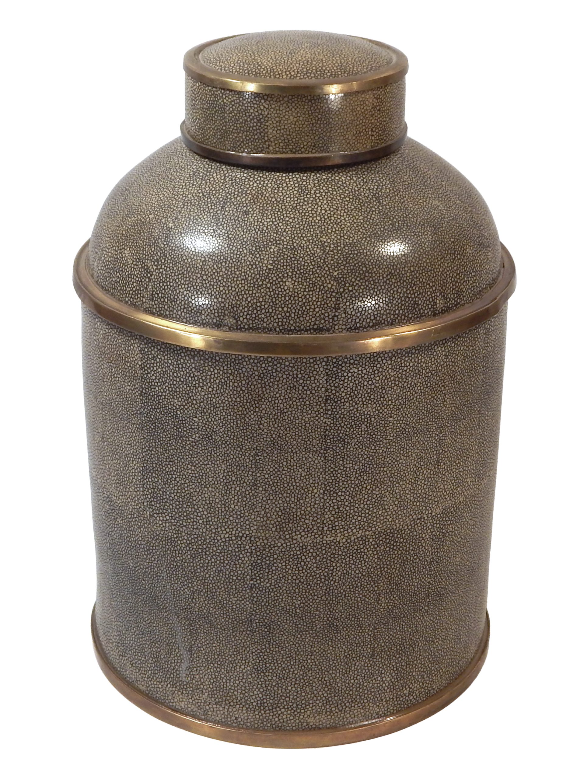 Pair of Vessels with Shagreen Finish - Image 5