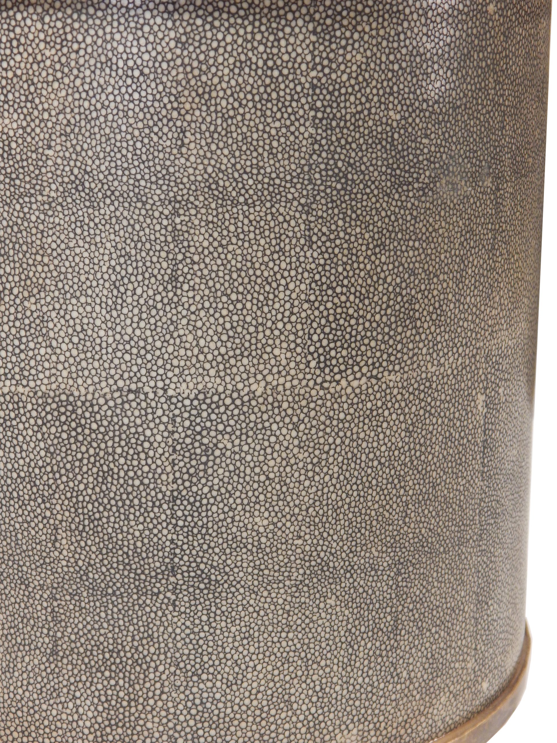 Pair of Vessels with Shagreen Finish - Image 9