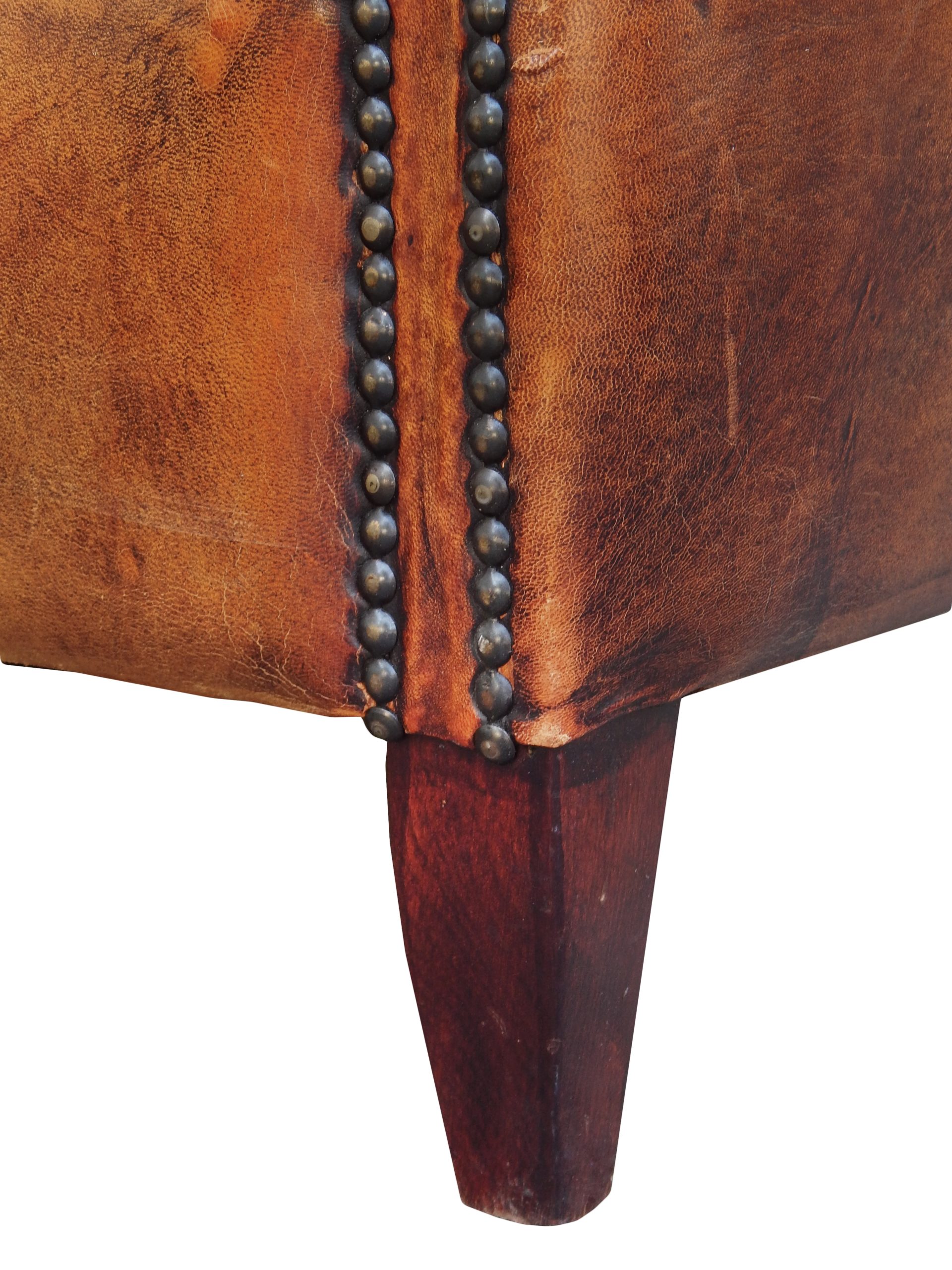 Dutch Leather Club Chair - Image 10