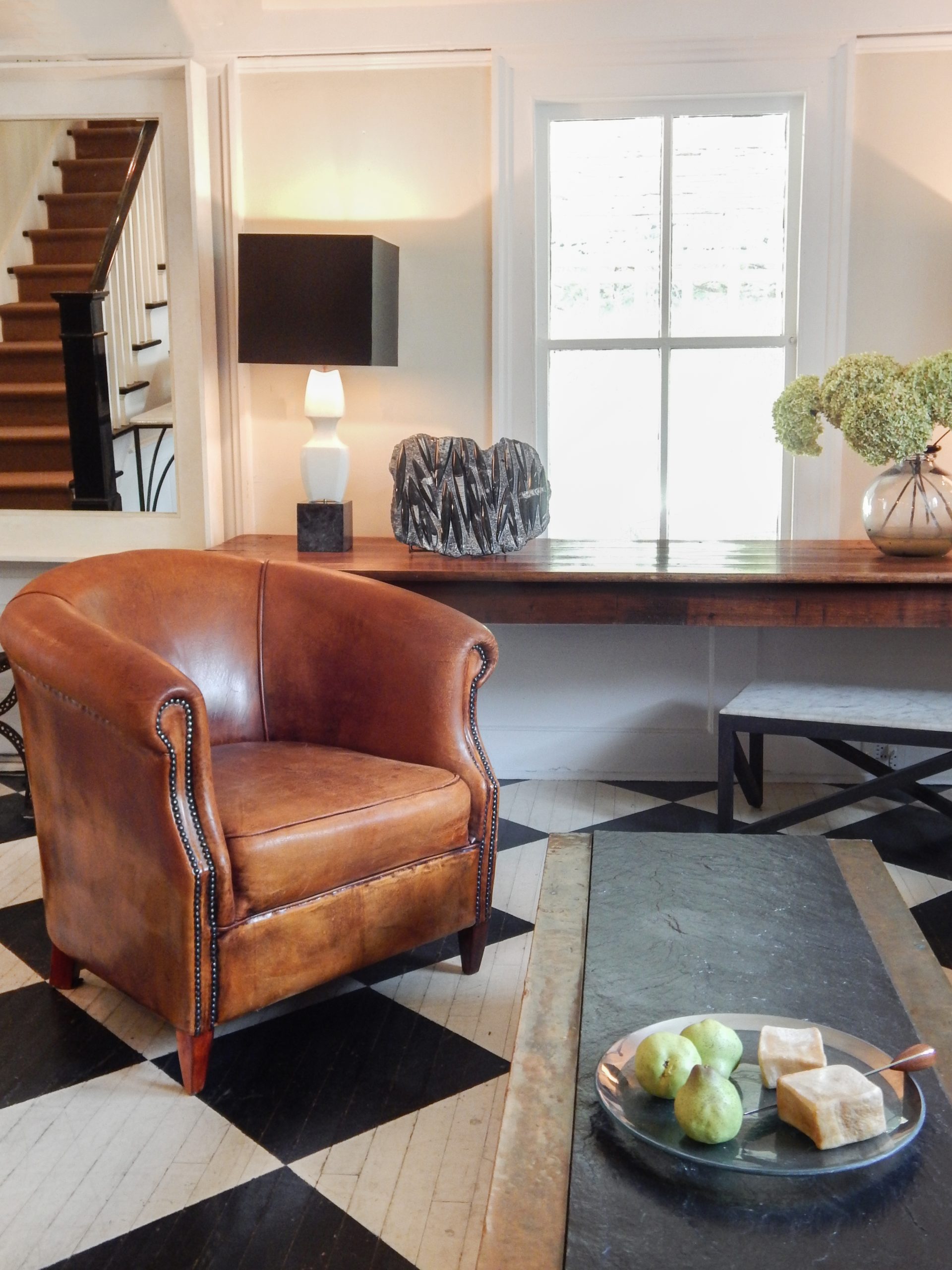 Dutch Leather Club Chair - Image 2