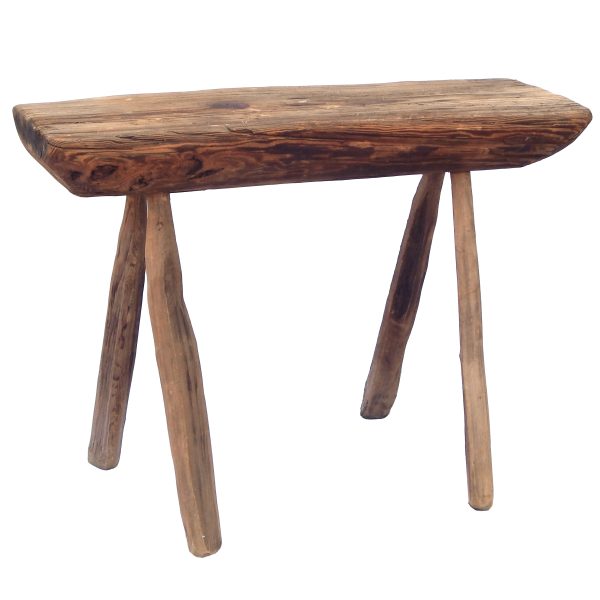 Primitive Log Console Table