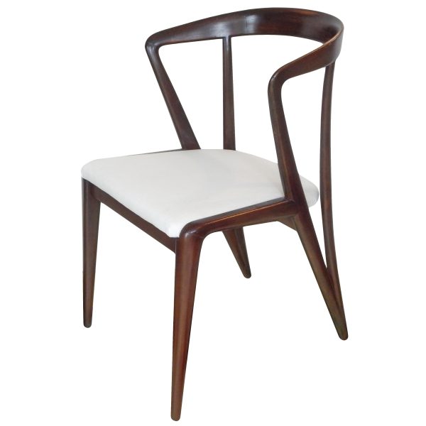 Modern Walnut Chair by Bertha Schaefer