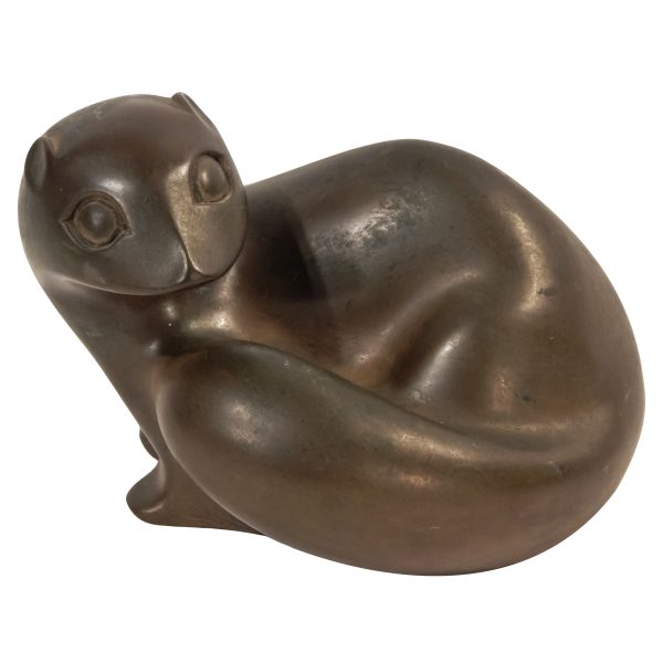 Bronze Otter Sculpture By Richard Fisher