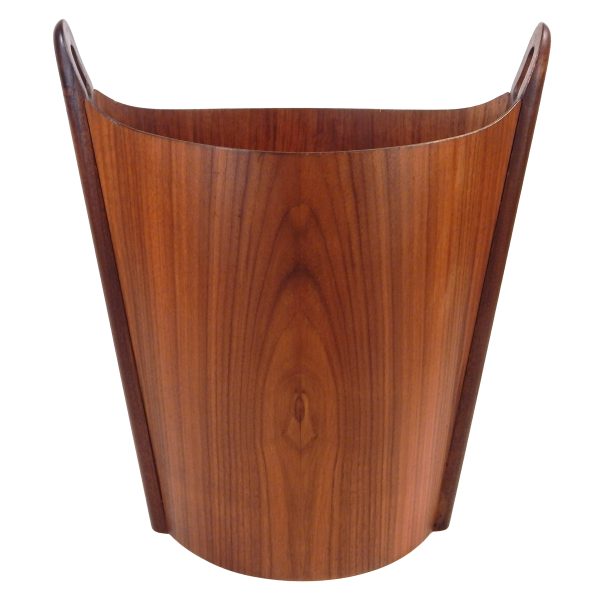 P.S. Heggen Teak Waste Paper Basket
