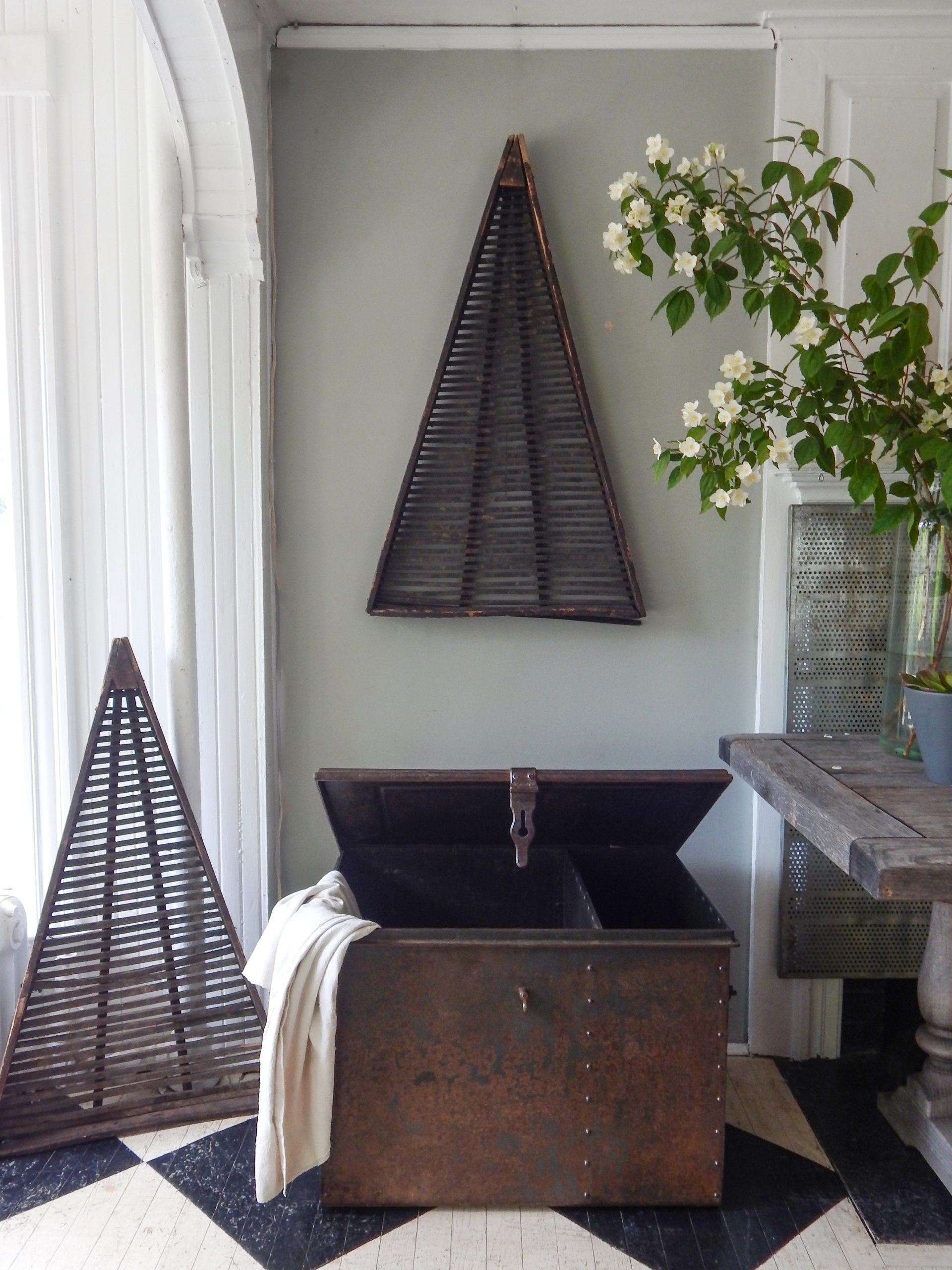 Pair of Antique Fruit Drying Racks - Image 2