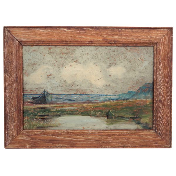 Beached Boats Seascape