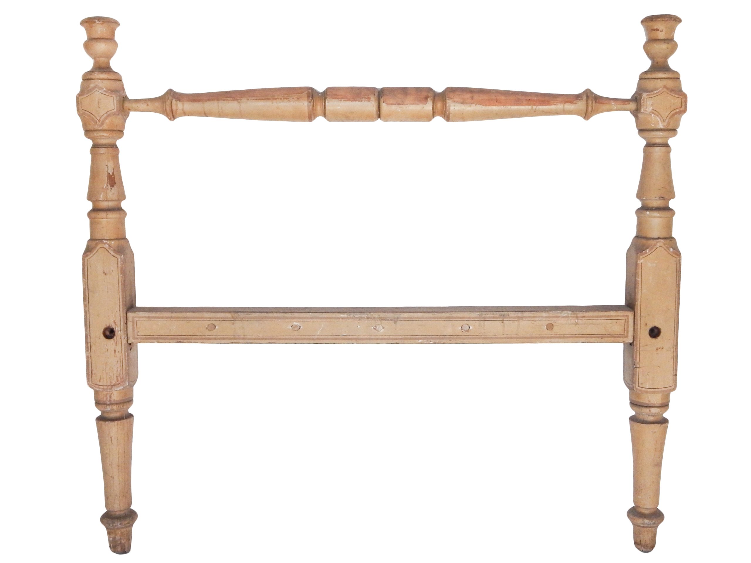 Heavy Wood Turned Three-Quarter Bed - Image 7