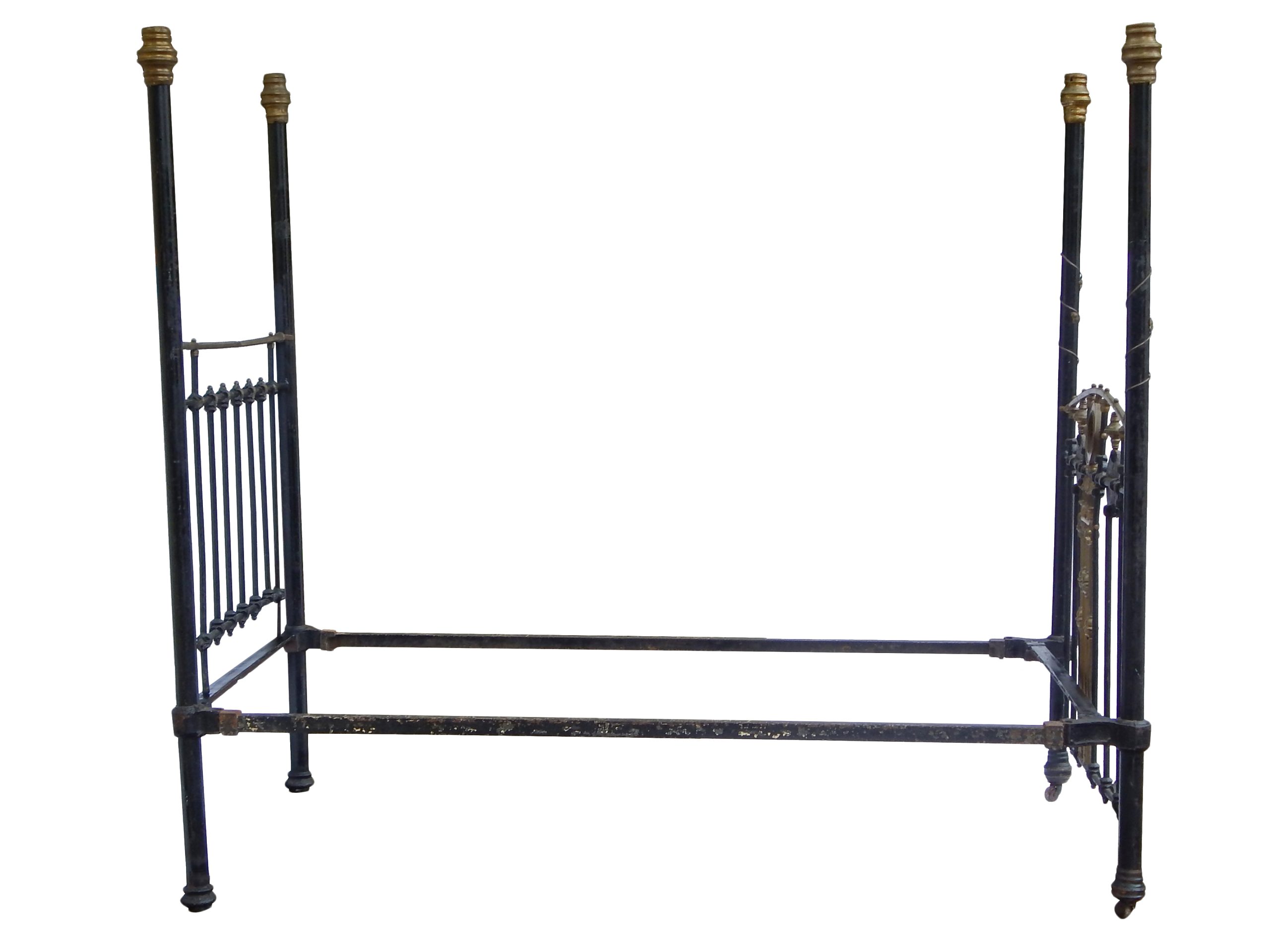 Canopy Bed in Brass & Black - Image 5