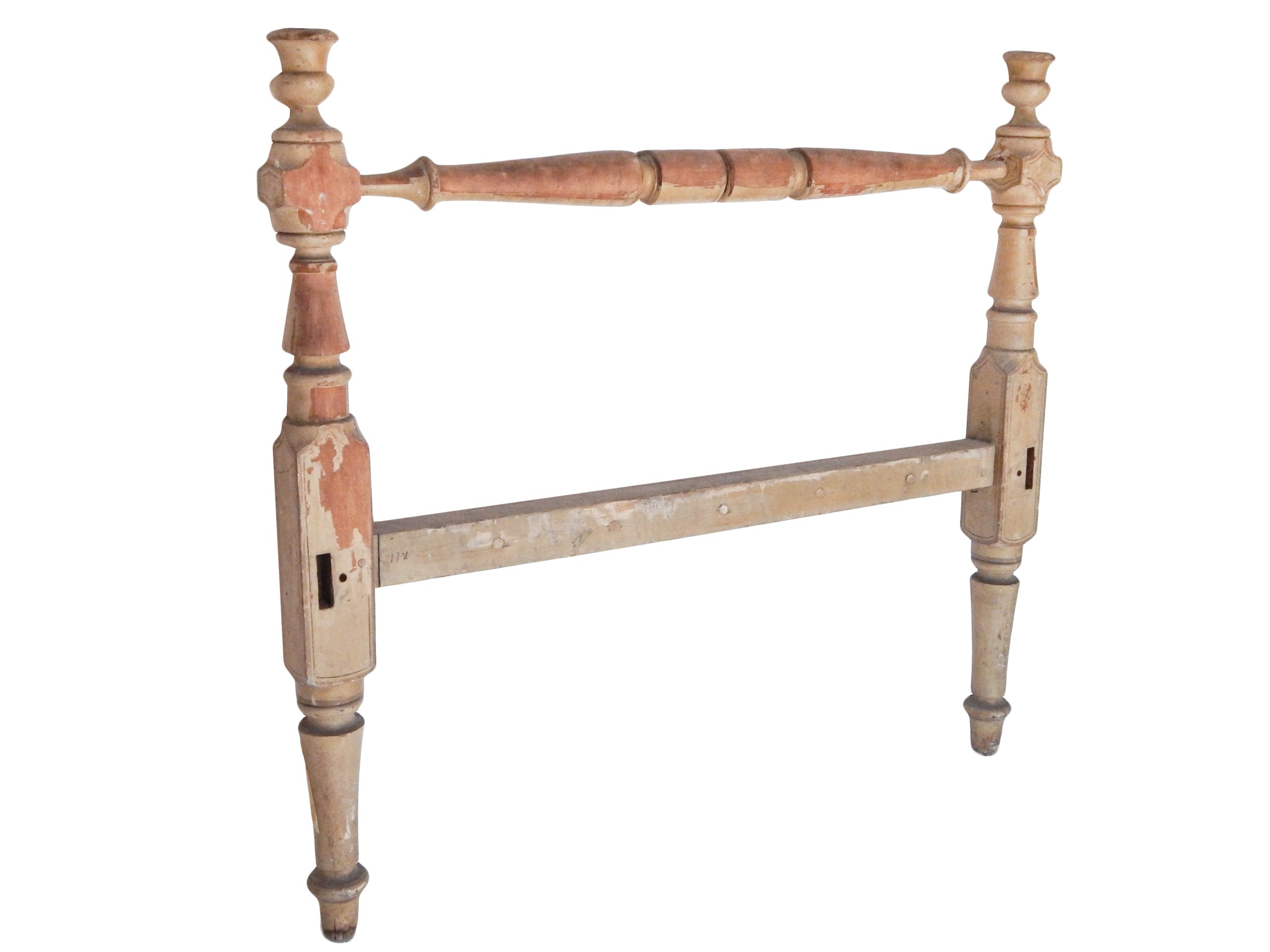 Heavy Wood Turned Three-Quarter Bed - Image 8