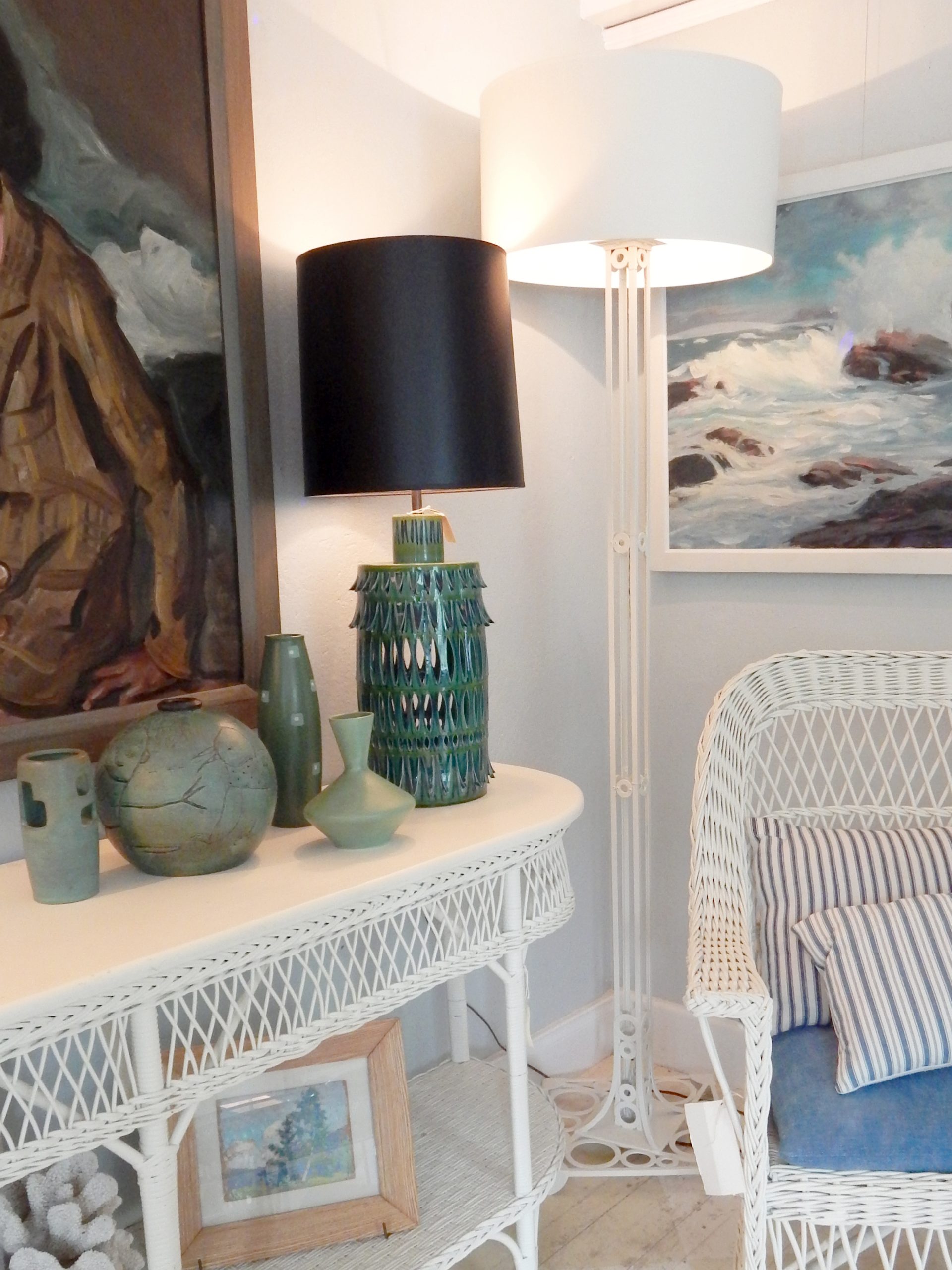 Painted Aluminum Floor Lamp - Image 2