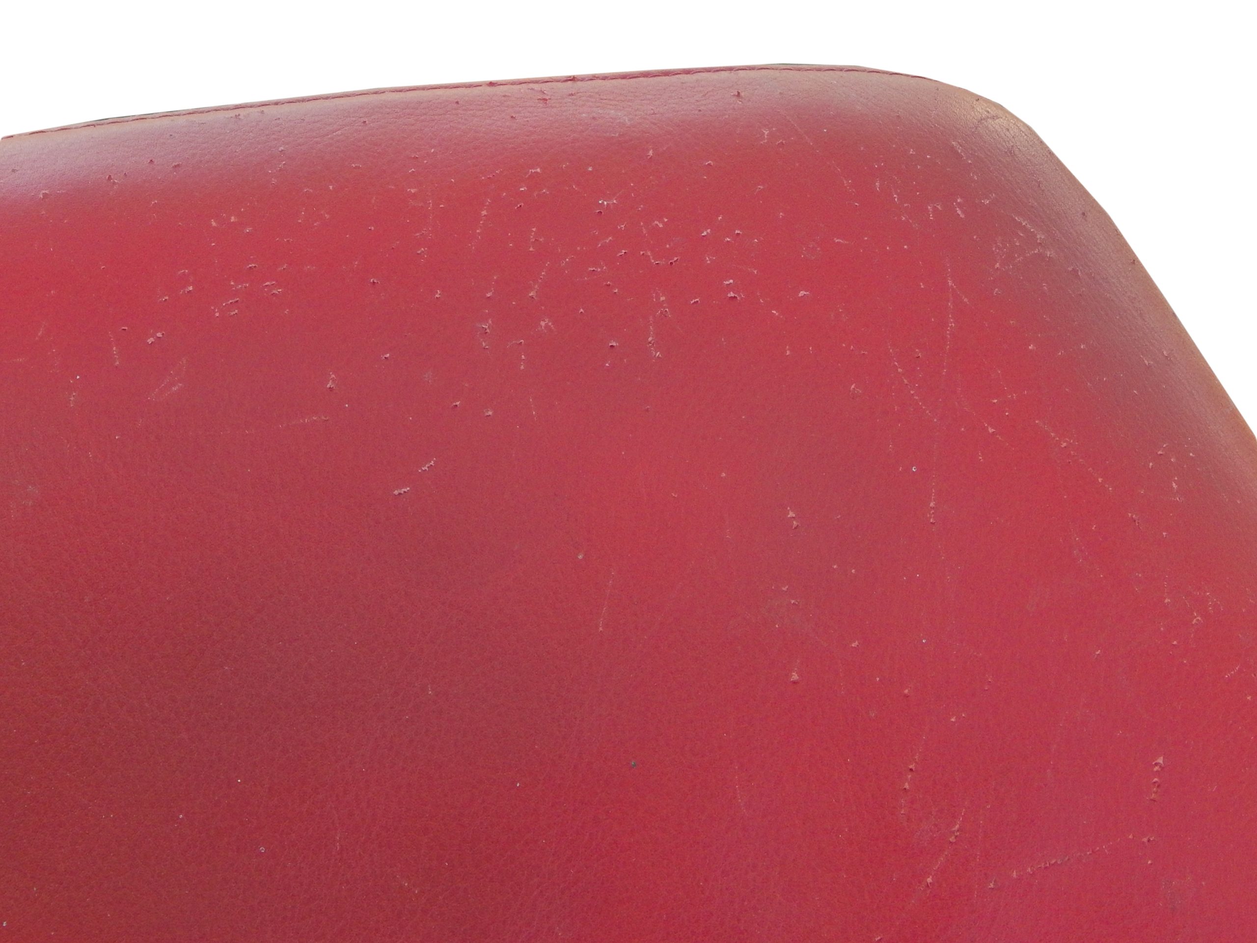 Gerard Van Den Berg Red Leather Chair - Image 13