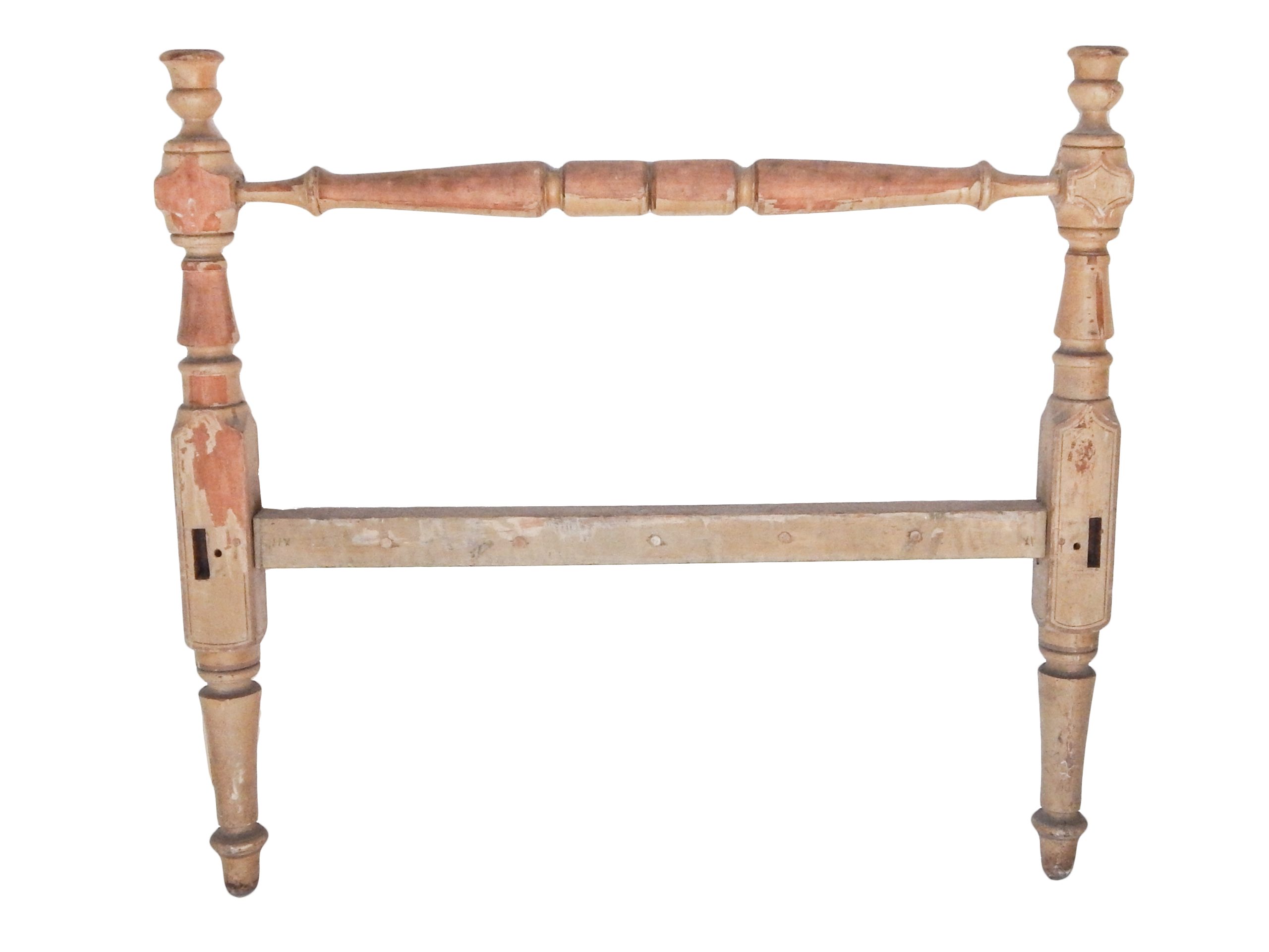 Heavy Wood Turned Three-Quarter Bed - Image 10