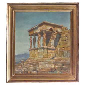 Acropolis Oil Painting