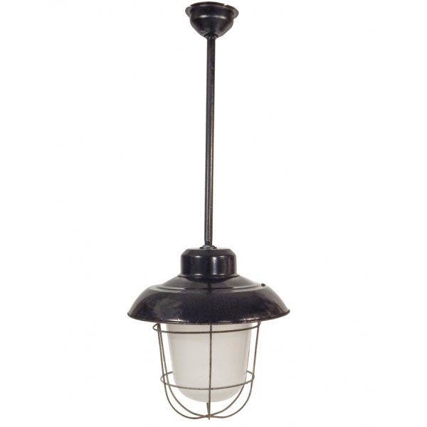 Industrial Black Cage Light