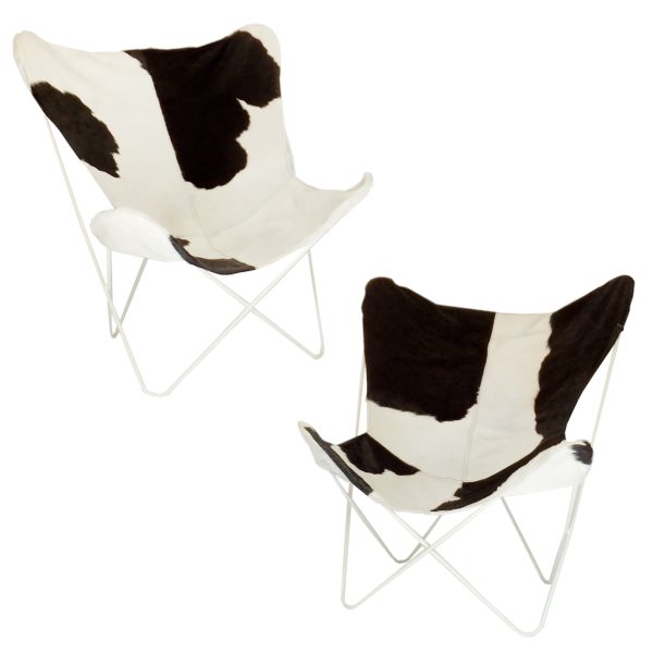 Cowhide Butterfly Chairs