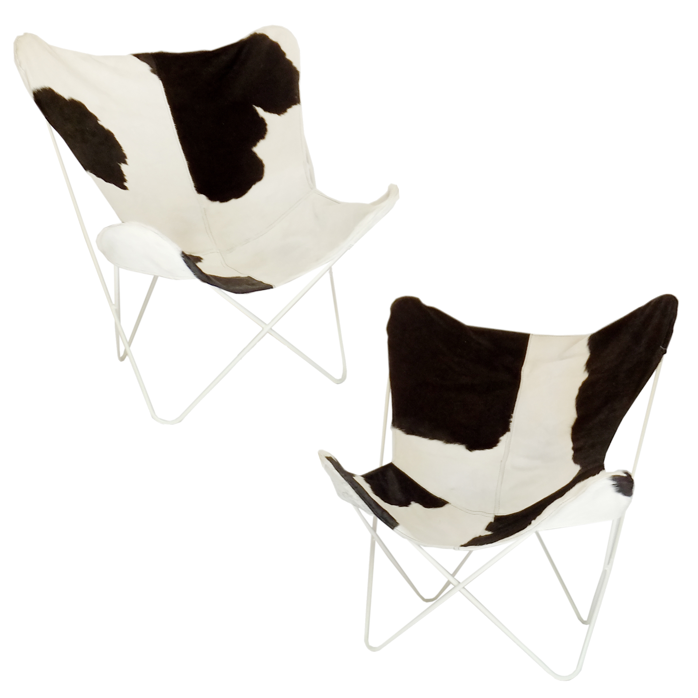 Cowhide Butterfly Chairs