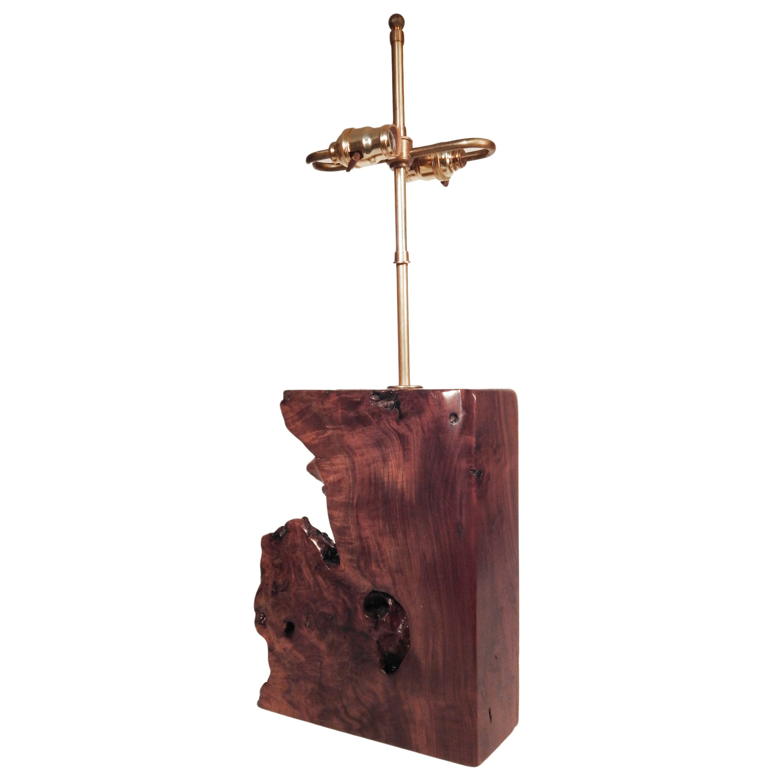 Beautiful Burl Table Lamp