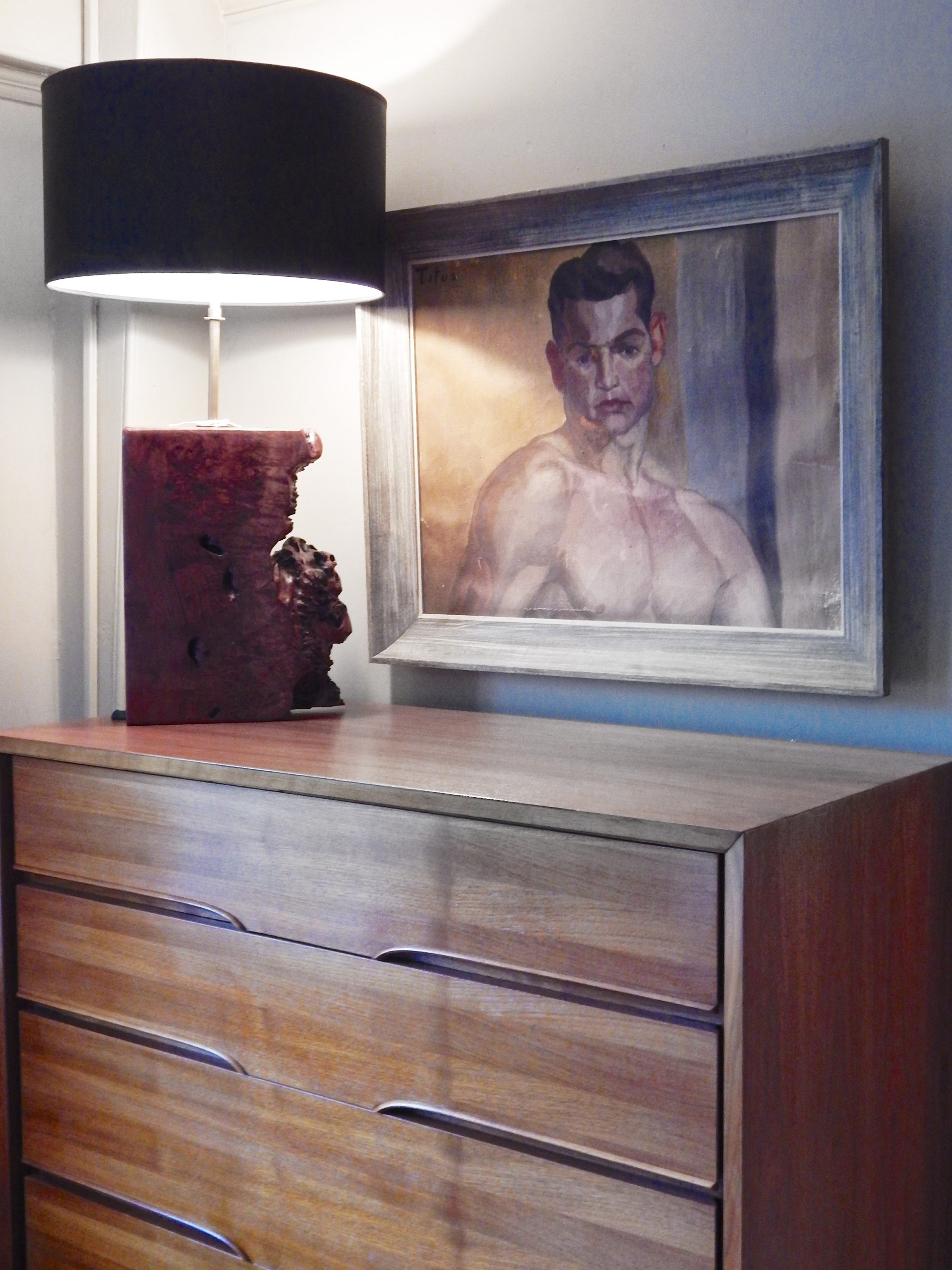 Beautiful Burl Table Lamp - Image 2