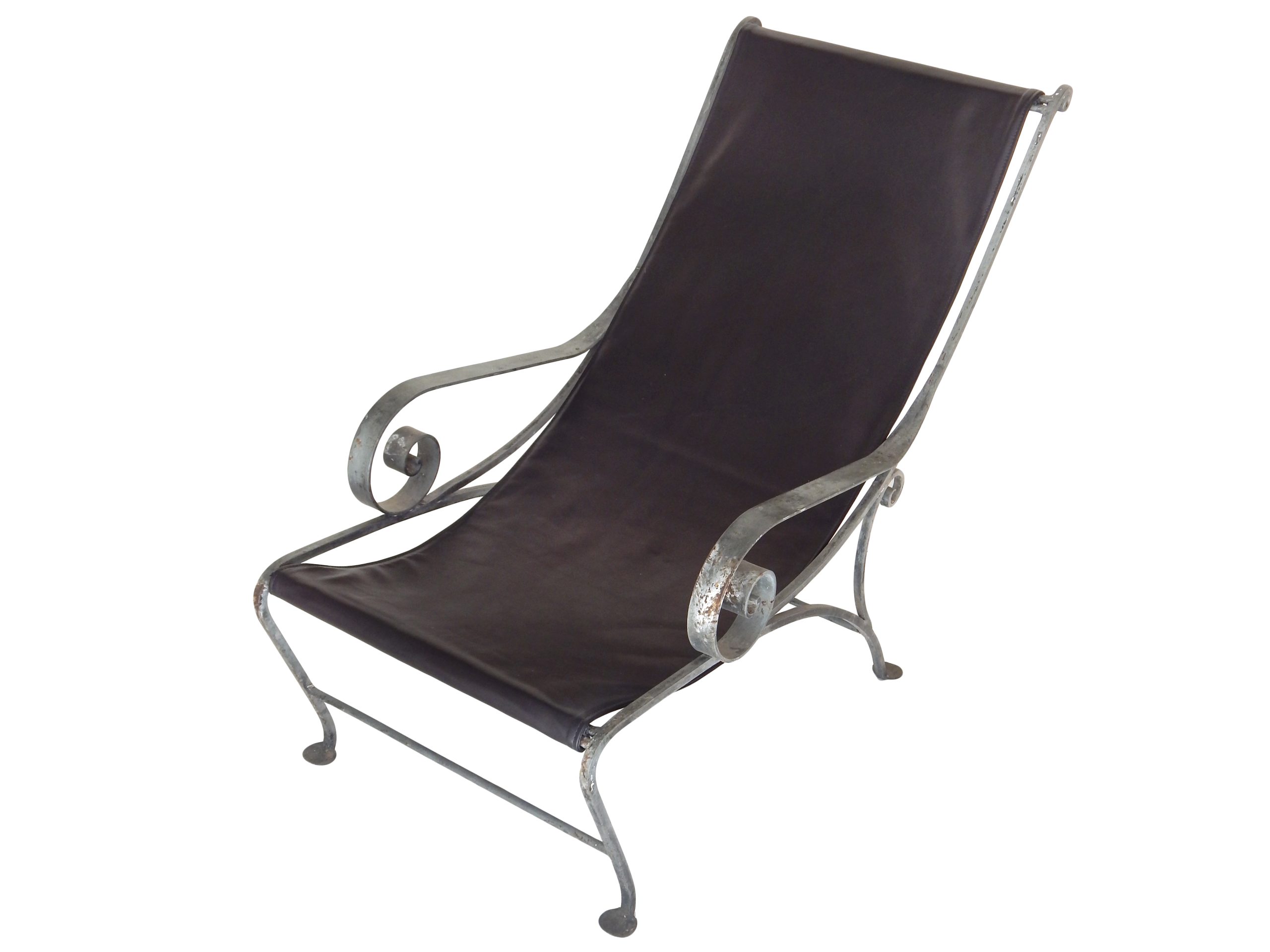 Salterini Style Scroll Iron Lounge Chairs - Image 9