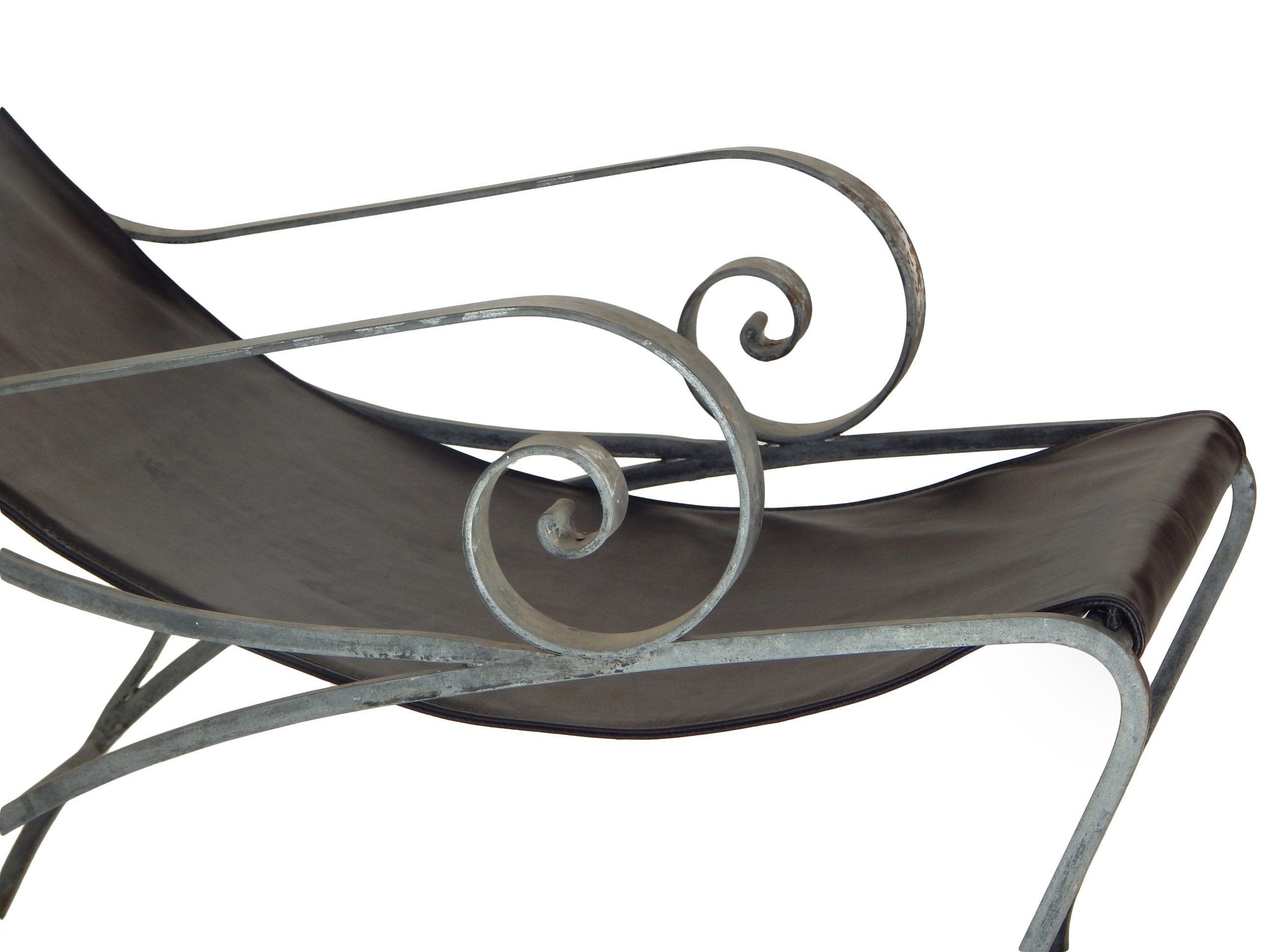 Salterini Style Scroll Iron Lounge Chairs - Image 12