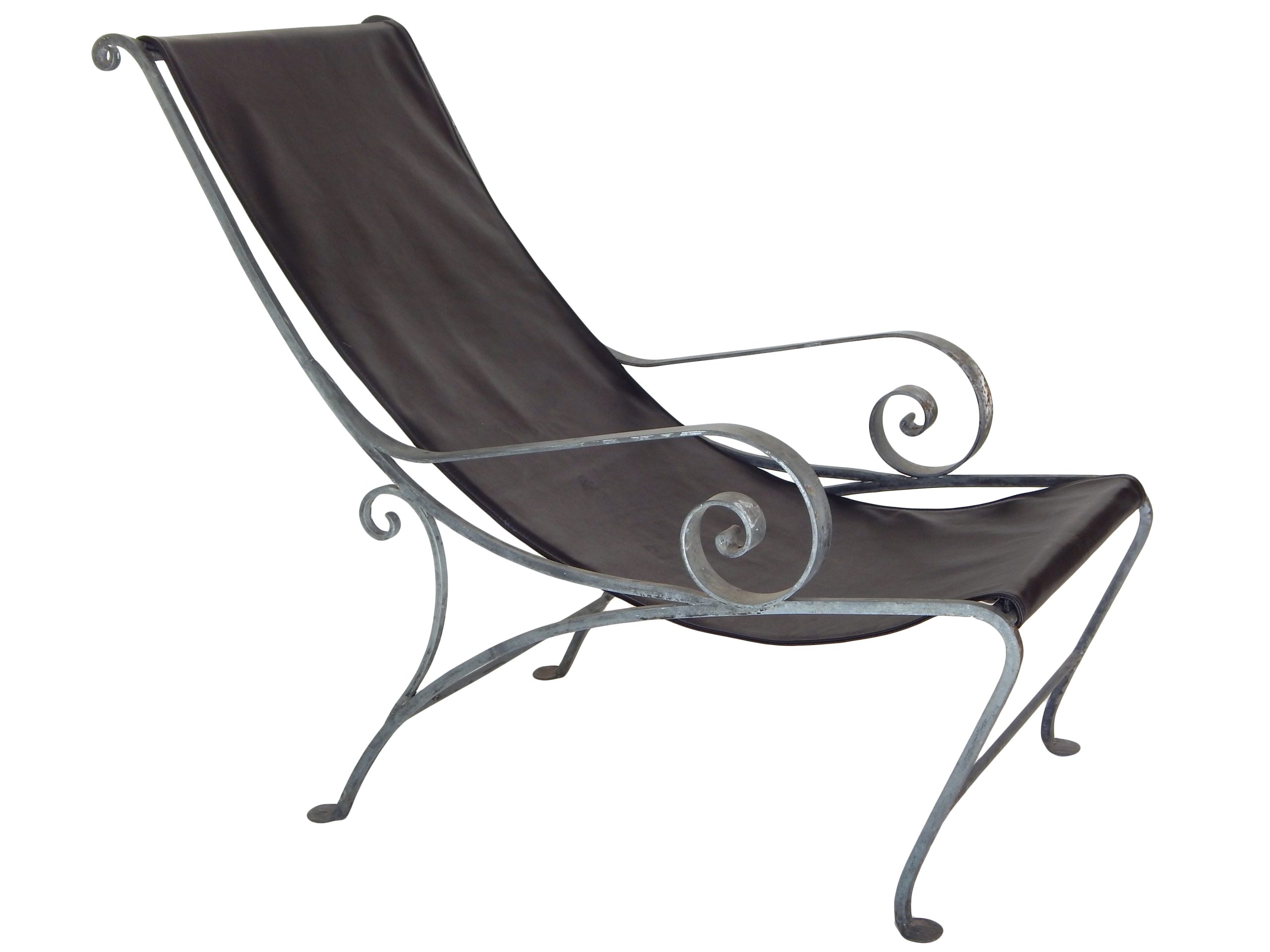 Salterini Style Scroll Iron Lounge Chairs - Image 3