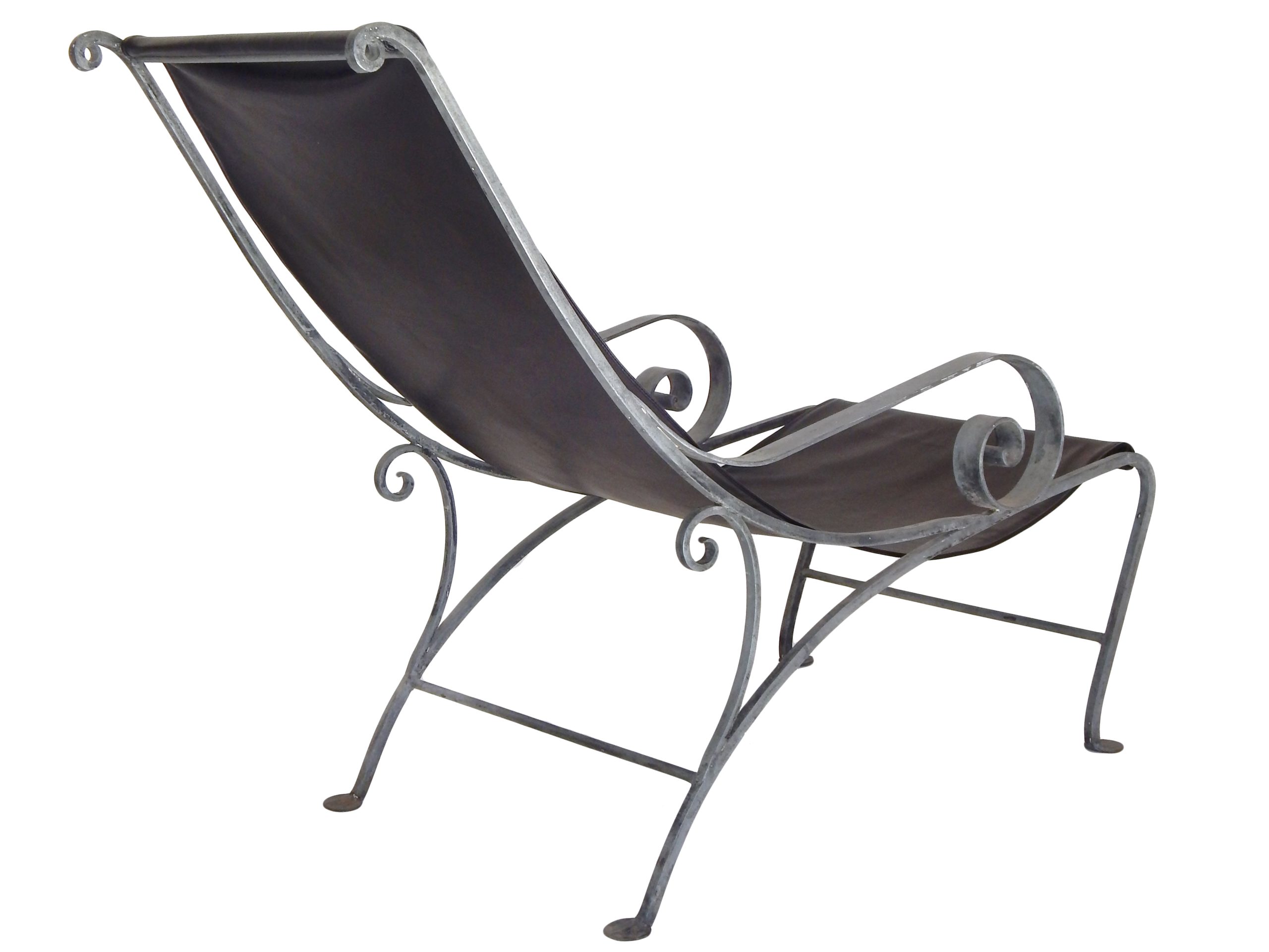 Salterini Style Scroll Iron Lounge Chairs - Image 5