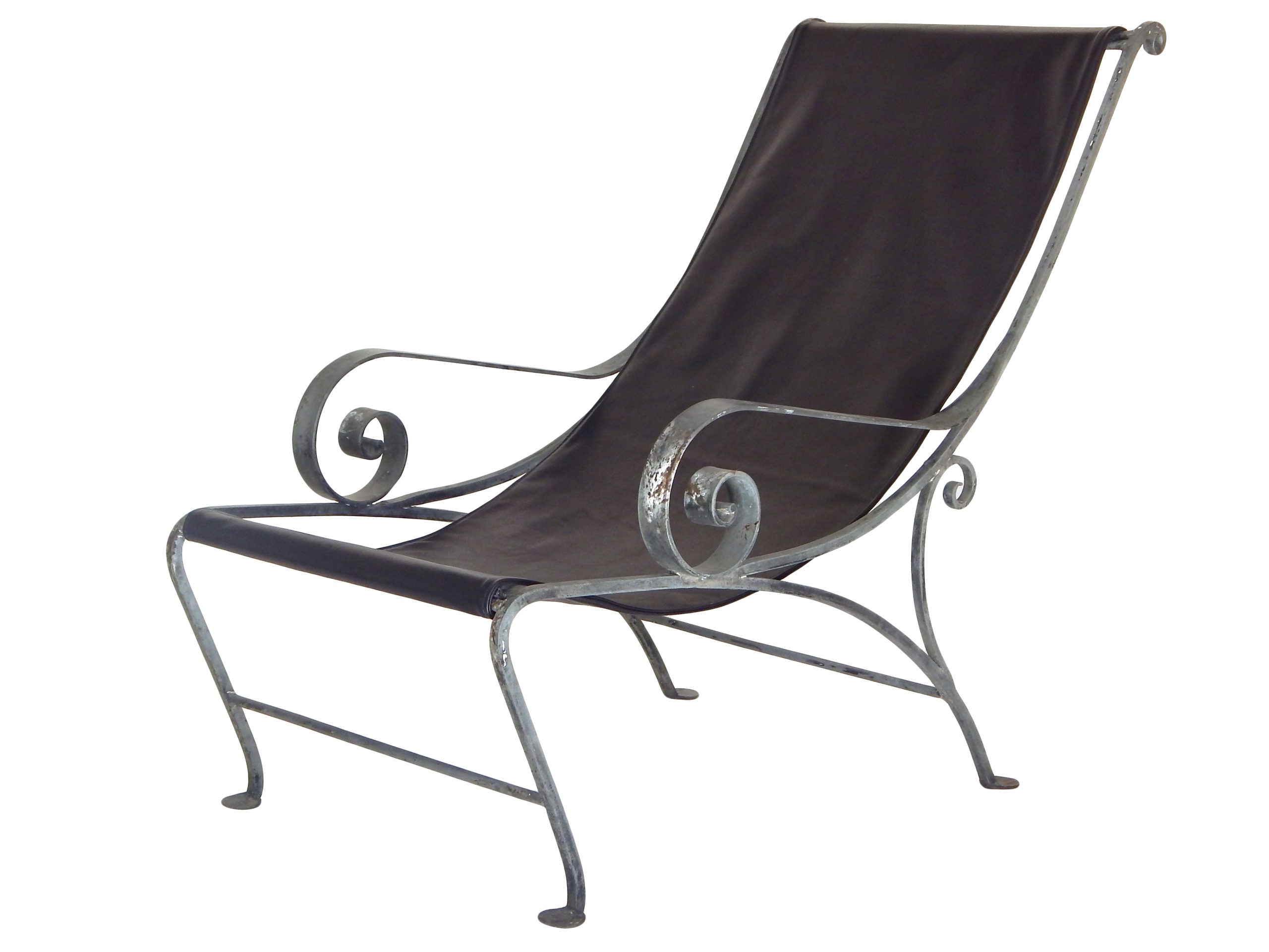 Salterini Style Scroll Iron Lounge Chairs - Image 8