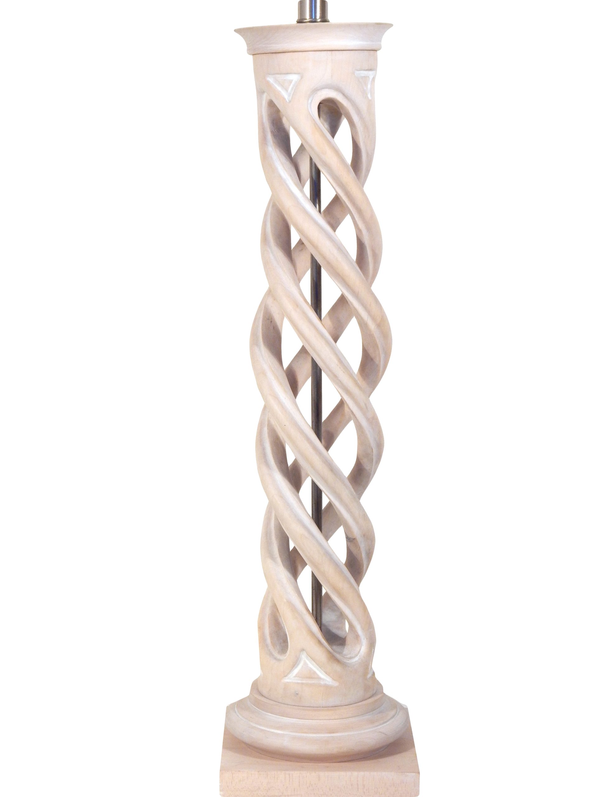 Pair of James Mont Twist Table Lamps - Image 7