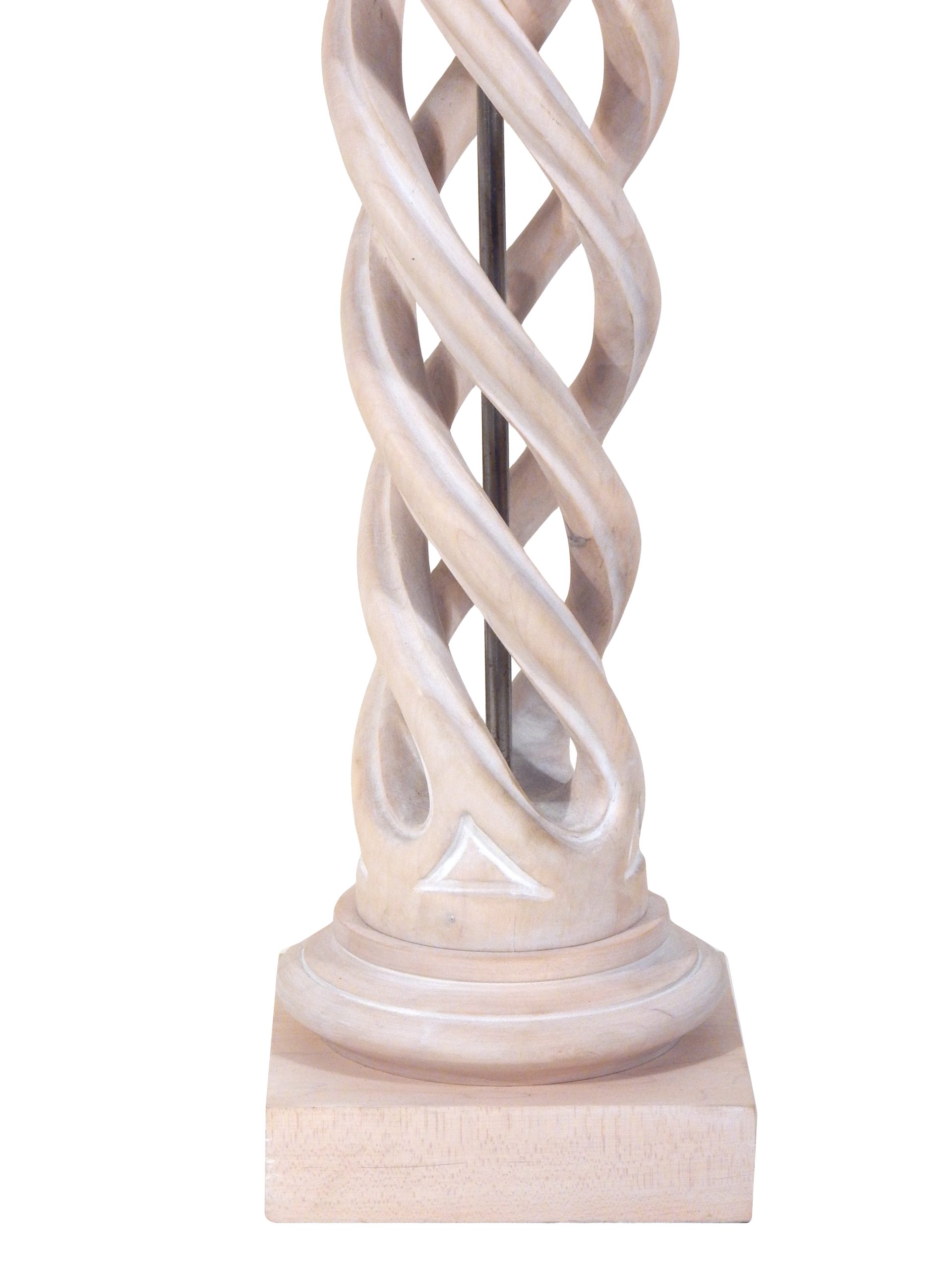 Pair of James Mont Twist Table Lamps - Image 9