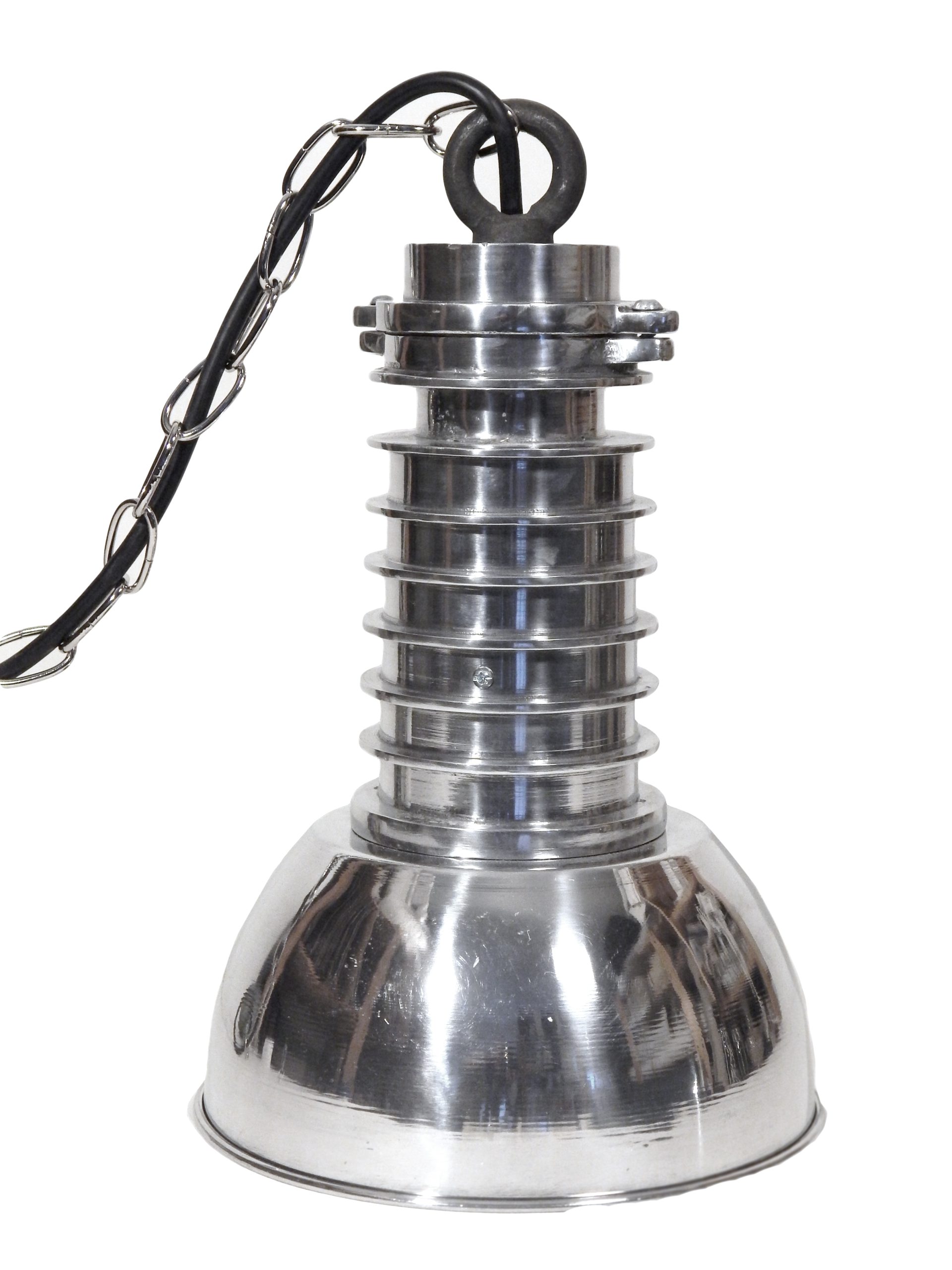 Pair of Hanging Industrial Fixtures - Image 3