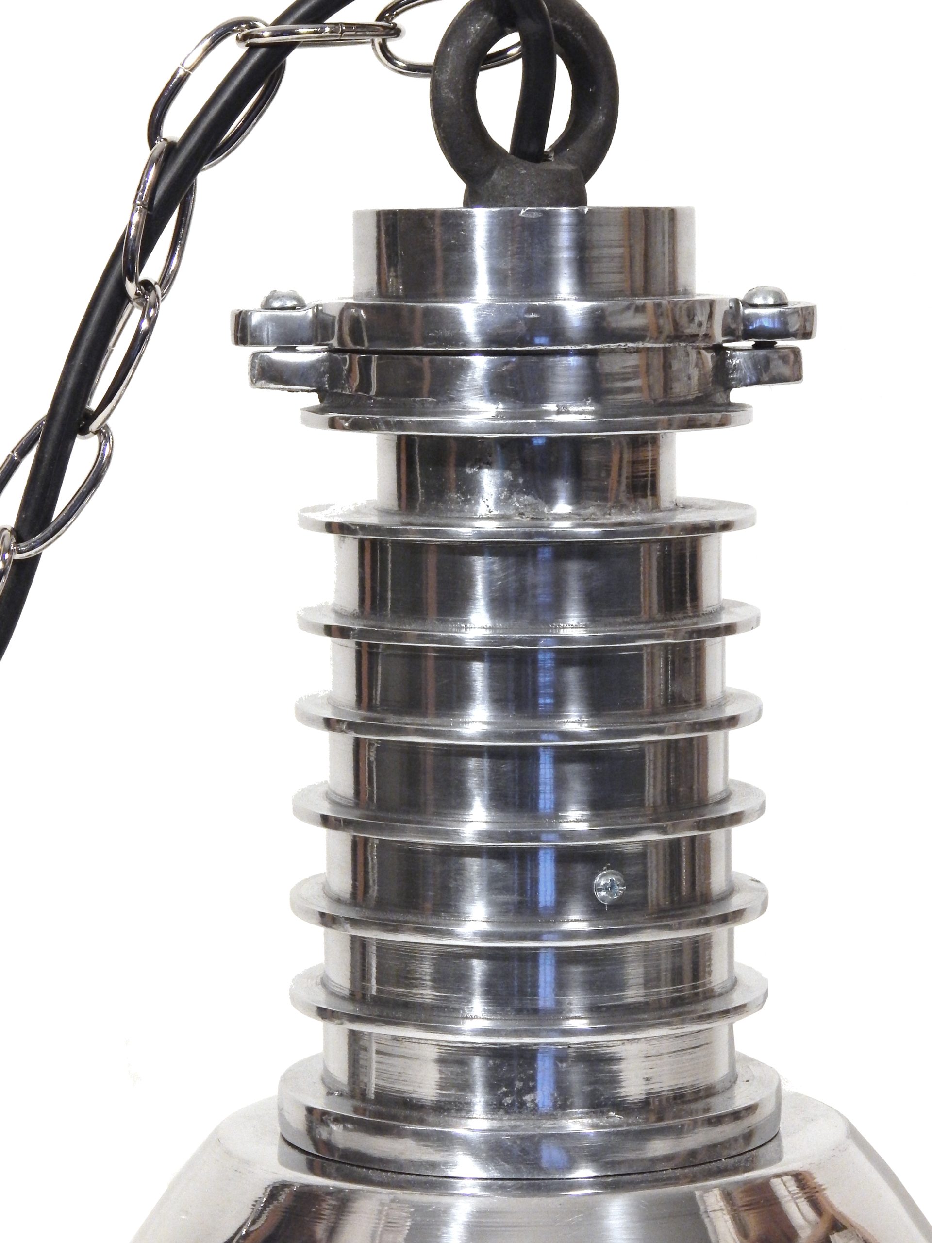 Pair of Hanging Industrial Fixtures - Image 8