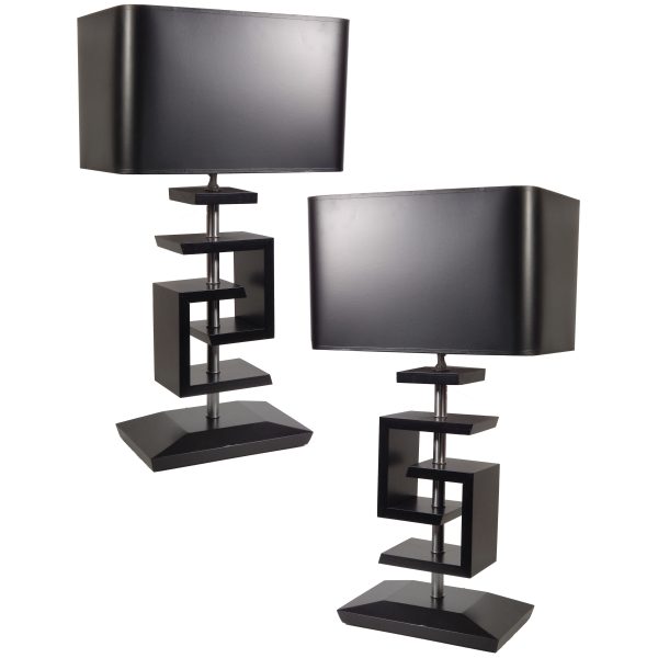 Pair Of James Mont Style Lamps