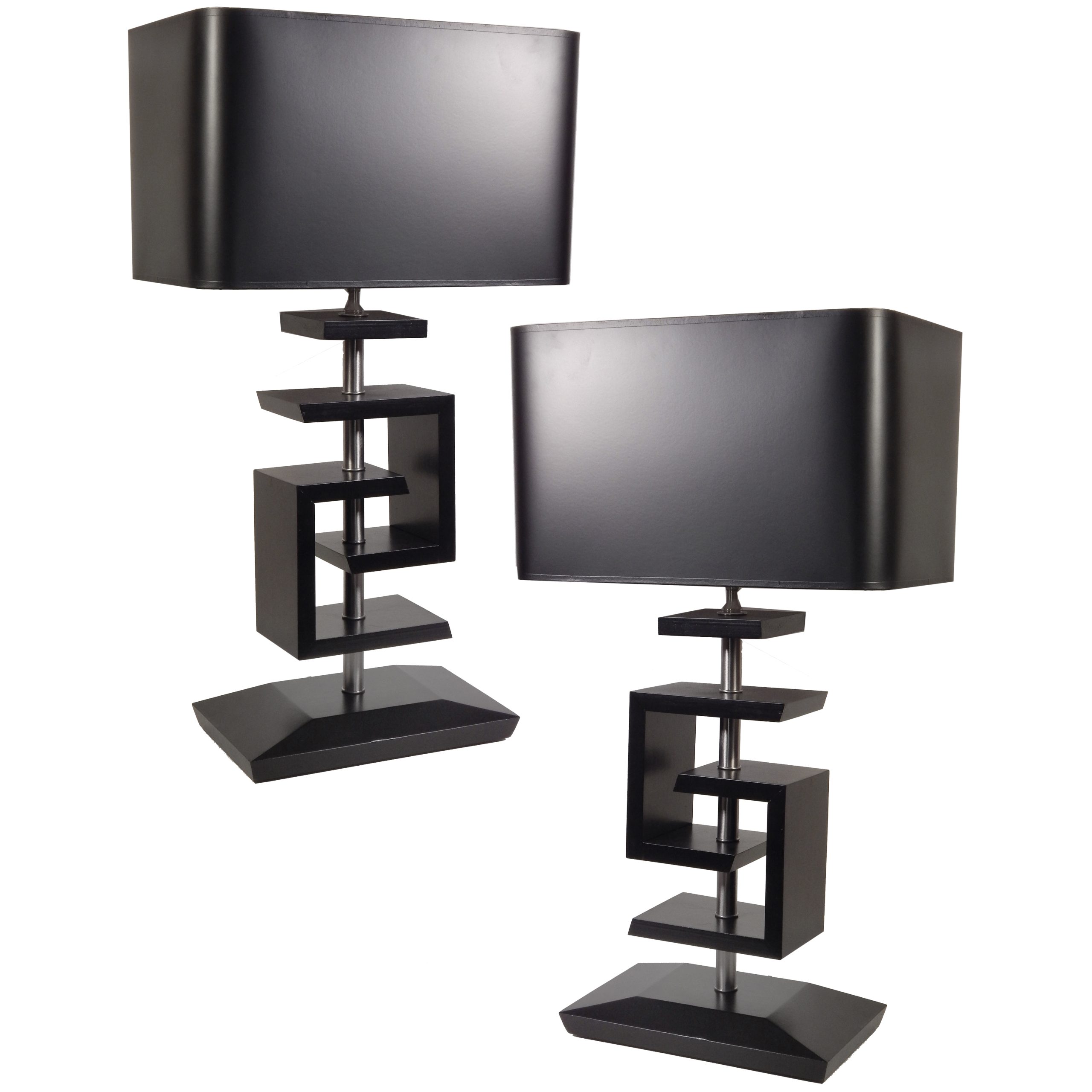 Pair Of James Mont Style Lamps