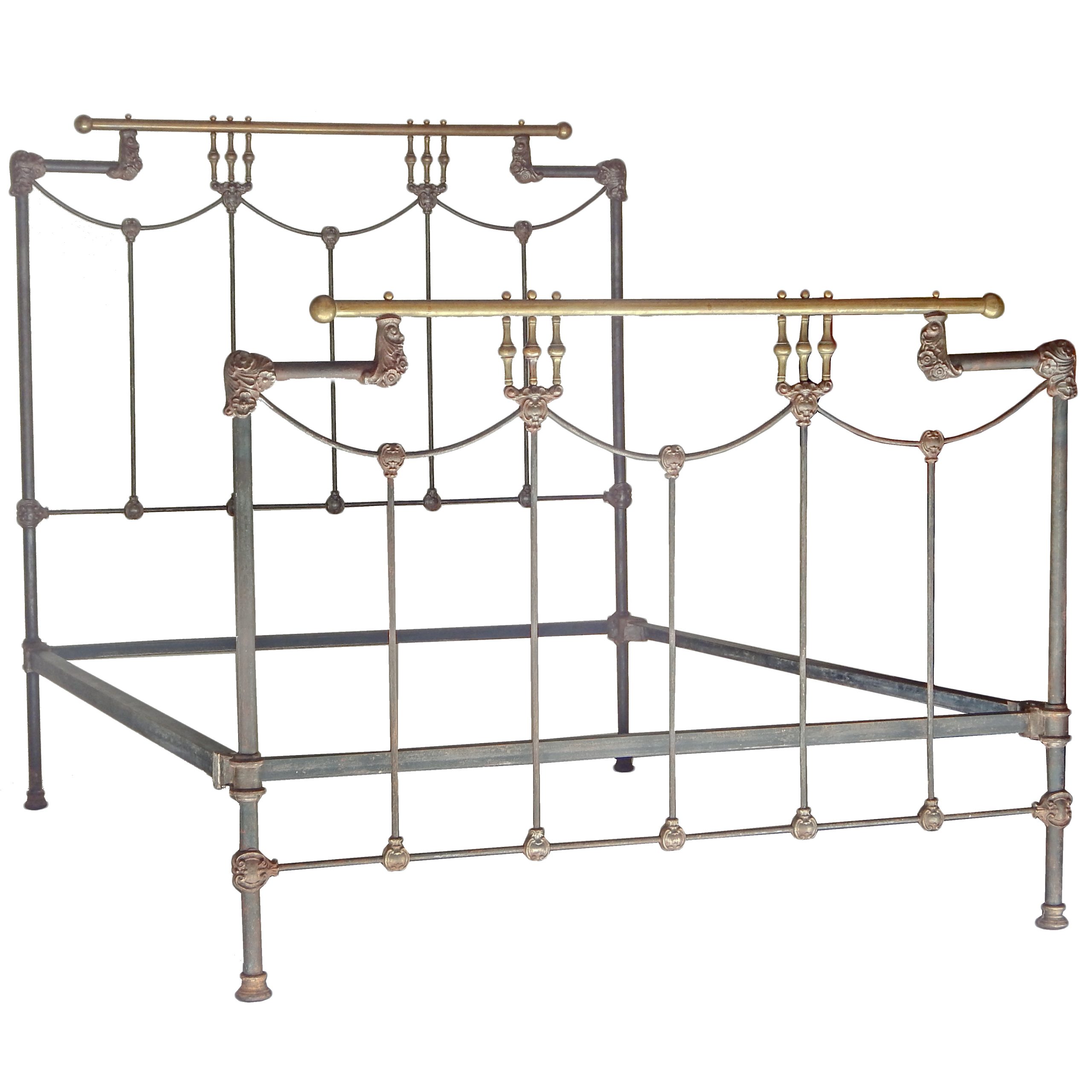 Iron and Brass Bed