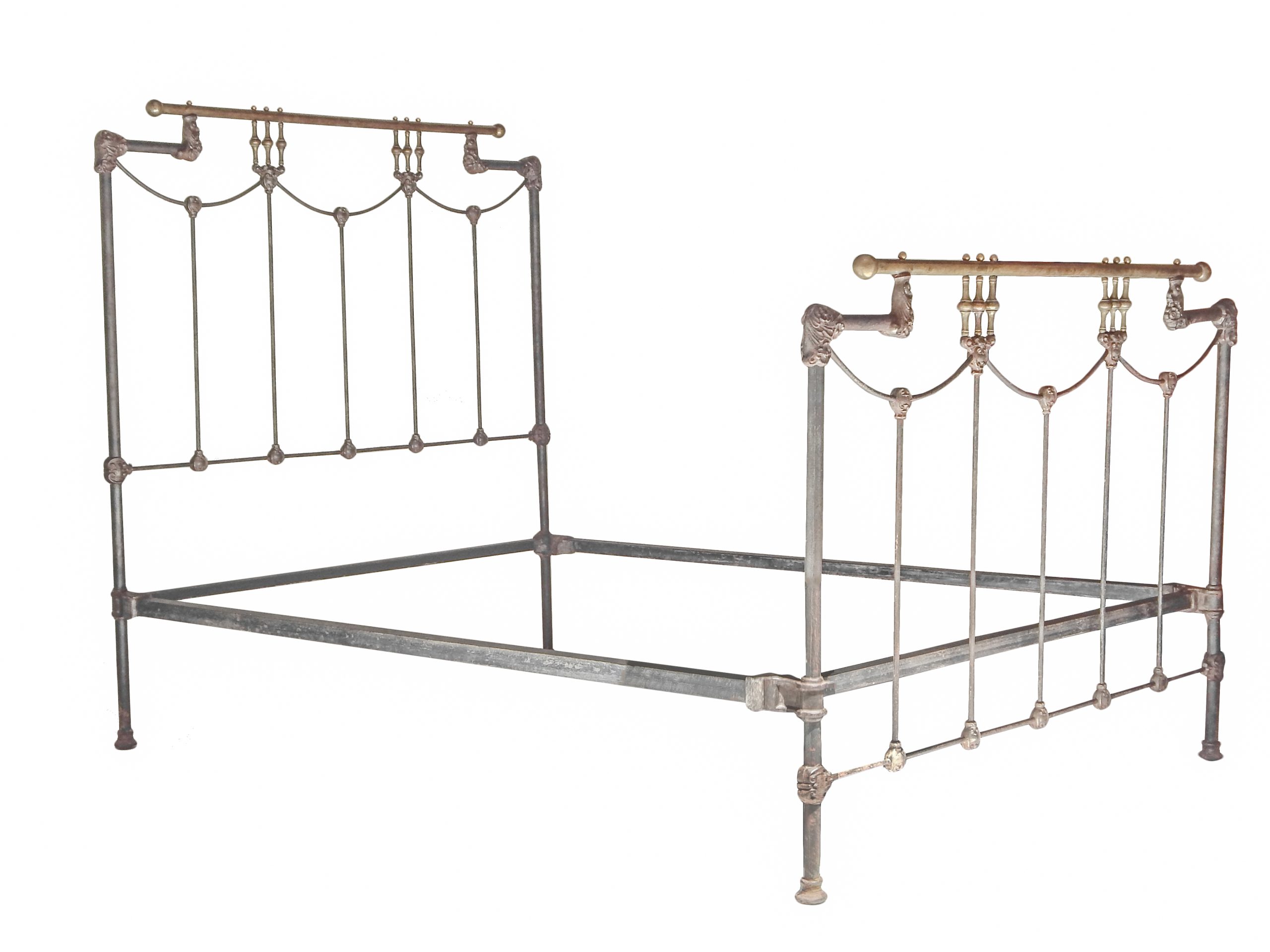 Iron and Brass Bed - Image 5