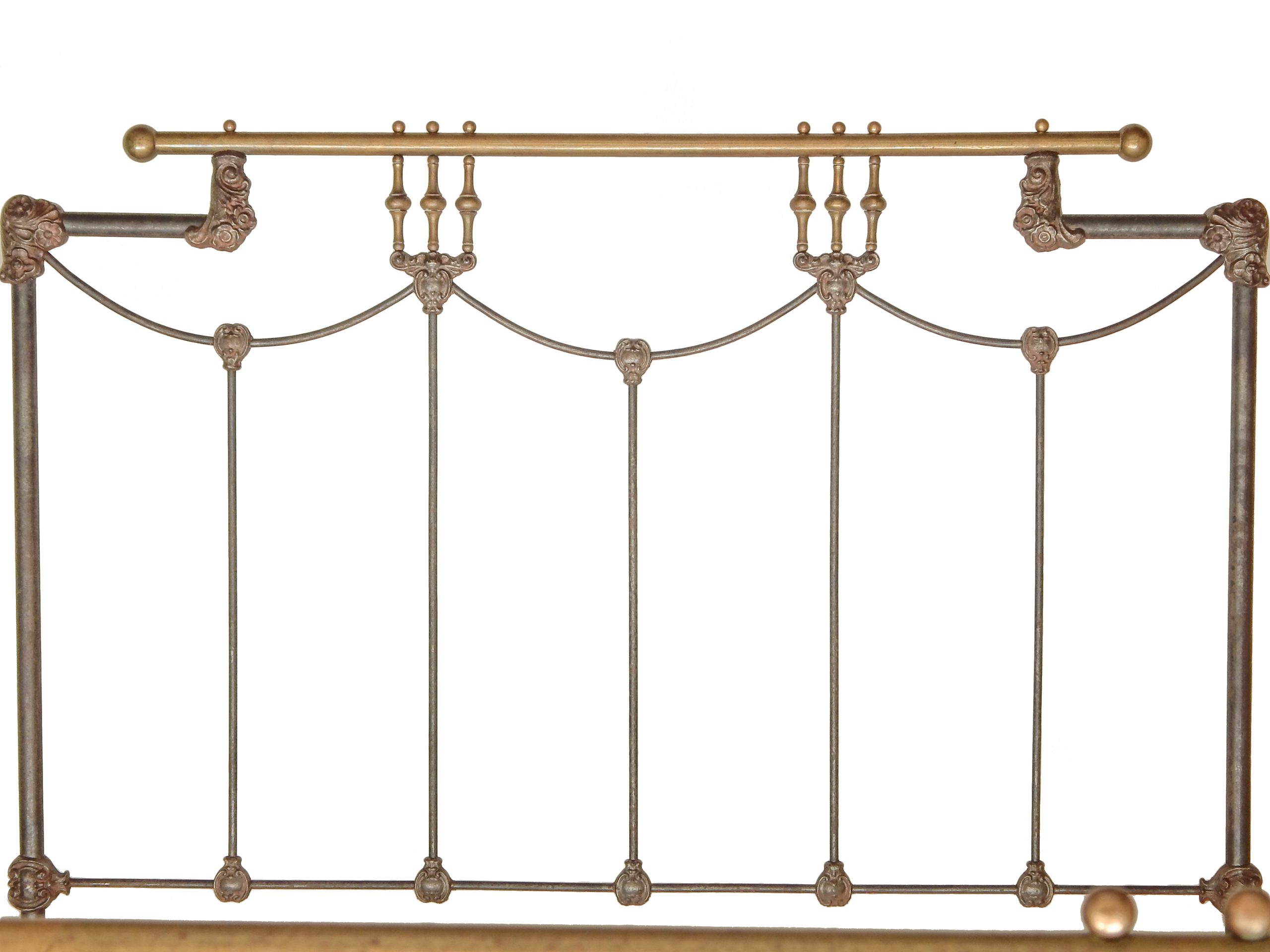Iron and Brass Bed - Image 6