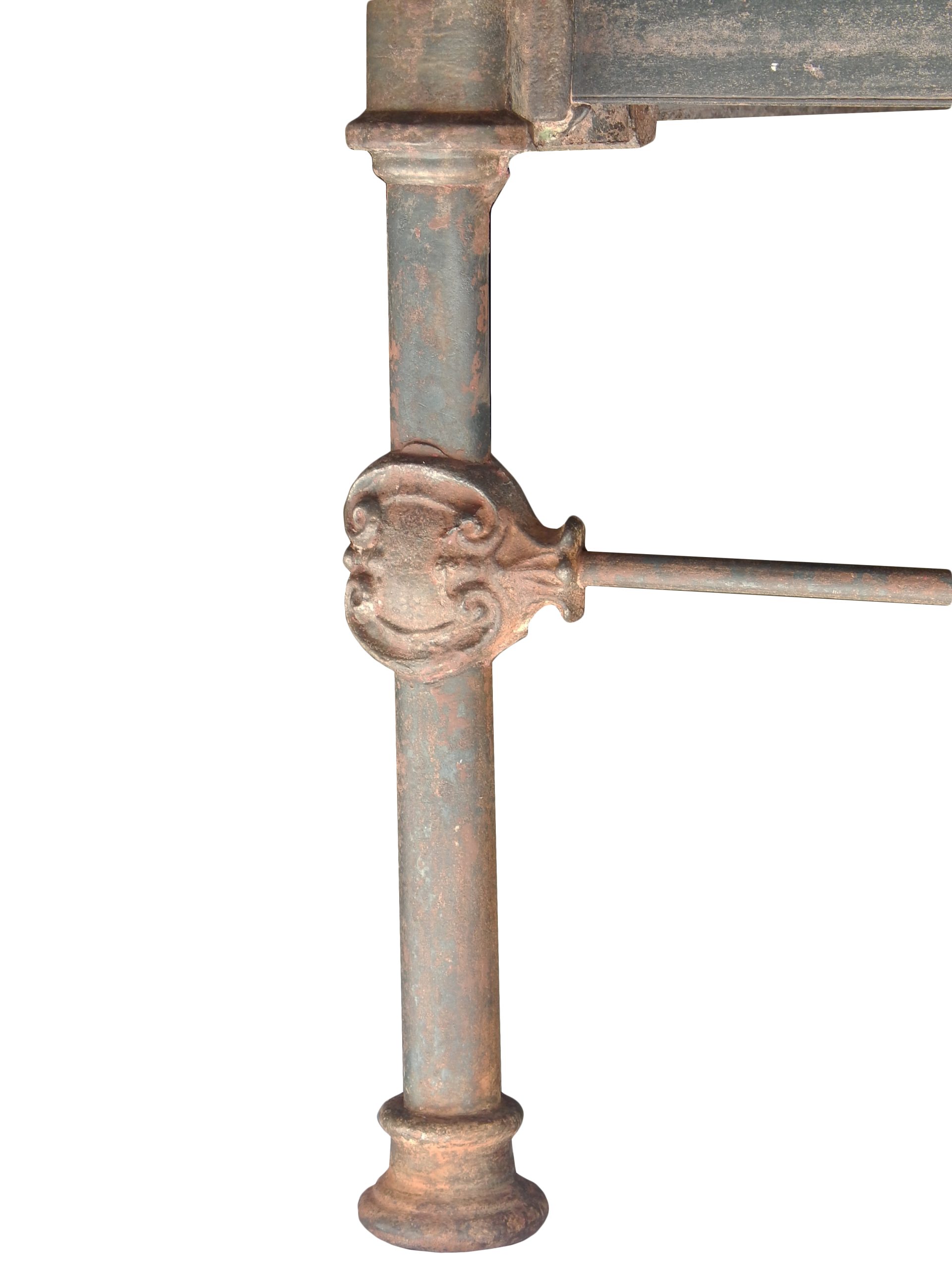 Iron and Brass Bed - Image 9