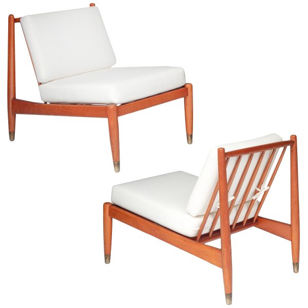 Mid-Century Slipper Chairs
