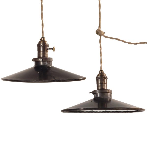 Hanging Lights with Mirrored Interior