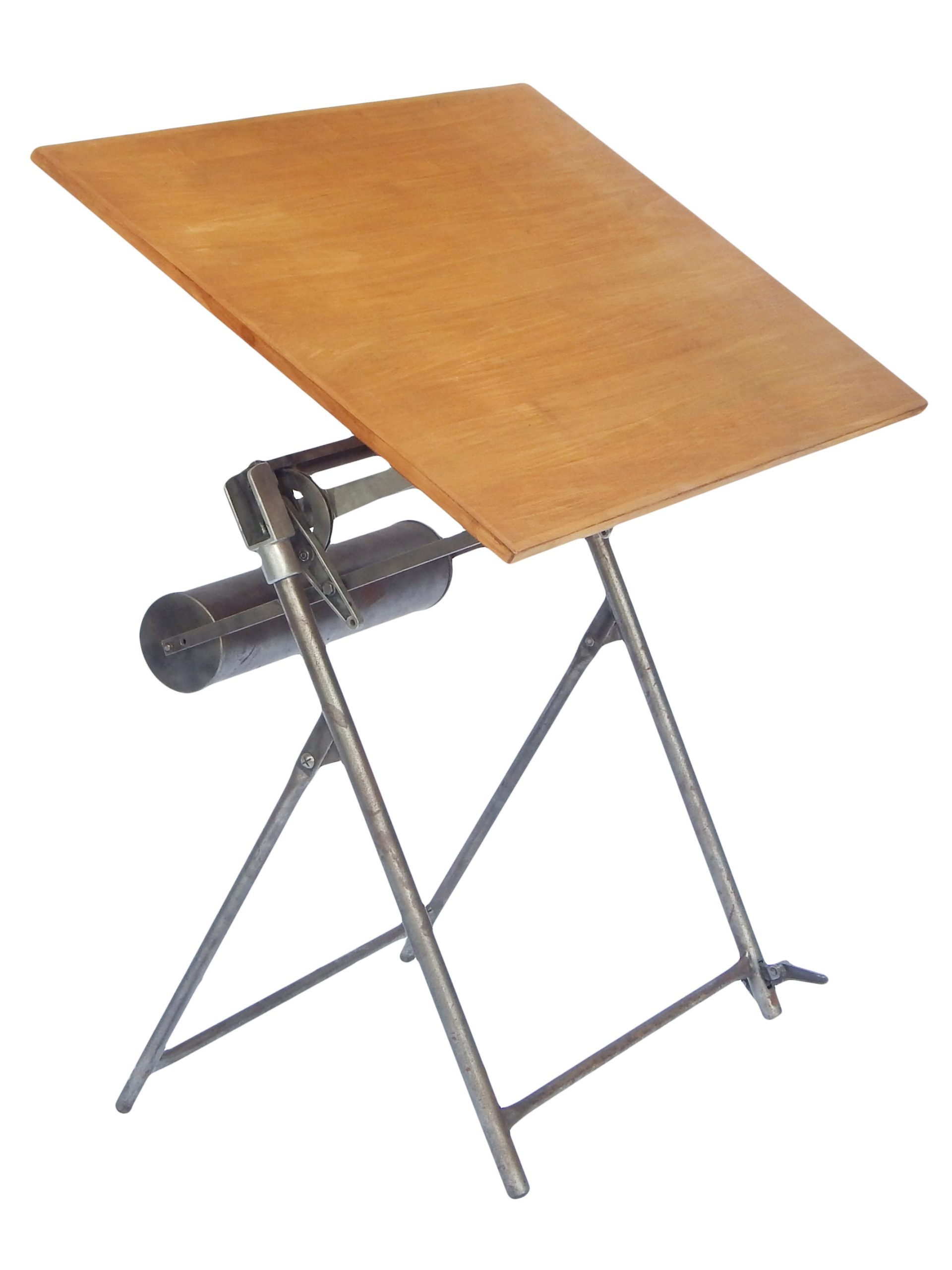 Mechanical Drafting Table And Stool - Image 3