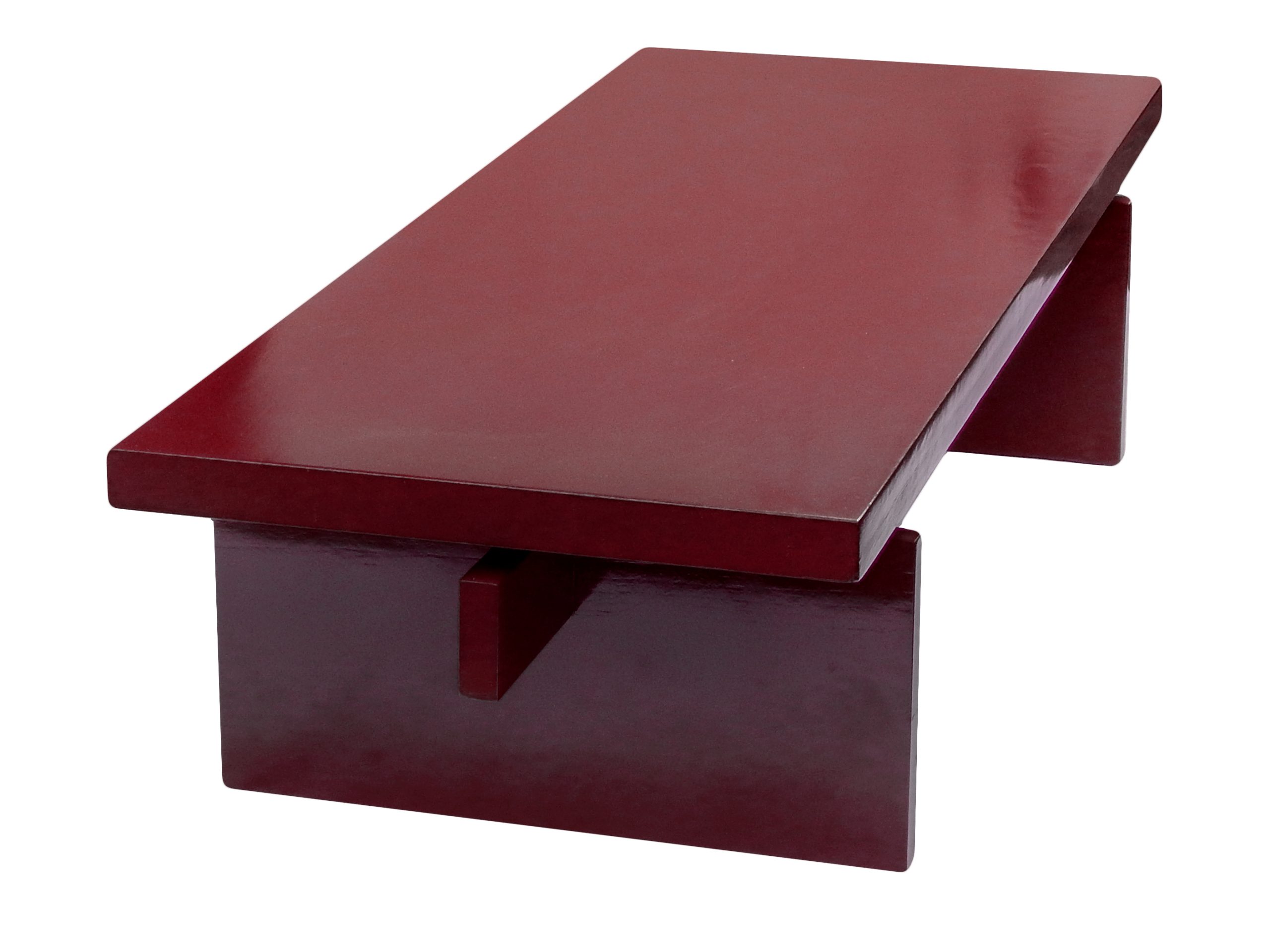 Modern Lacquered Coffee Table - Image 5