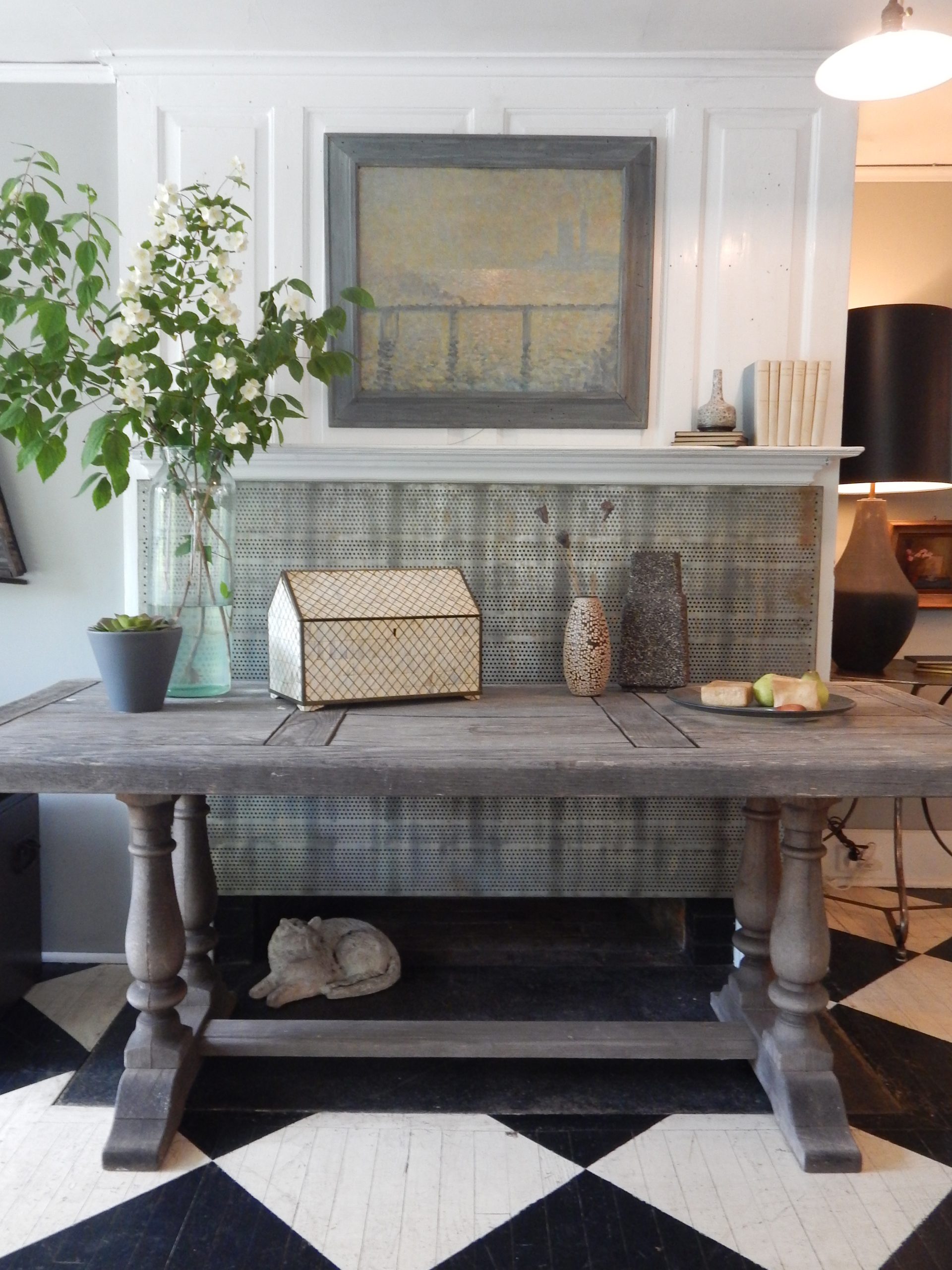 Gray French Table - Image 2