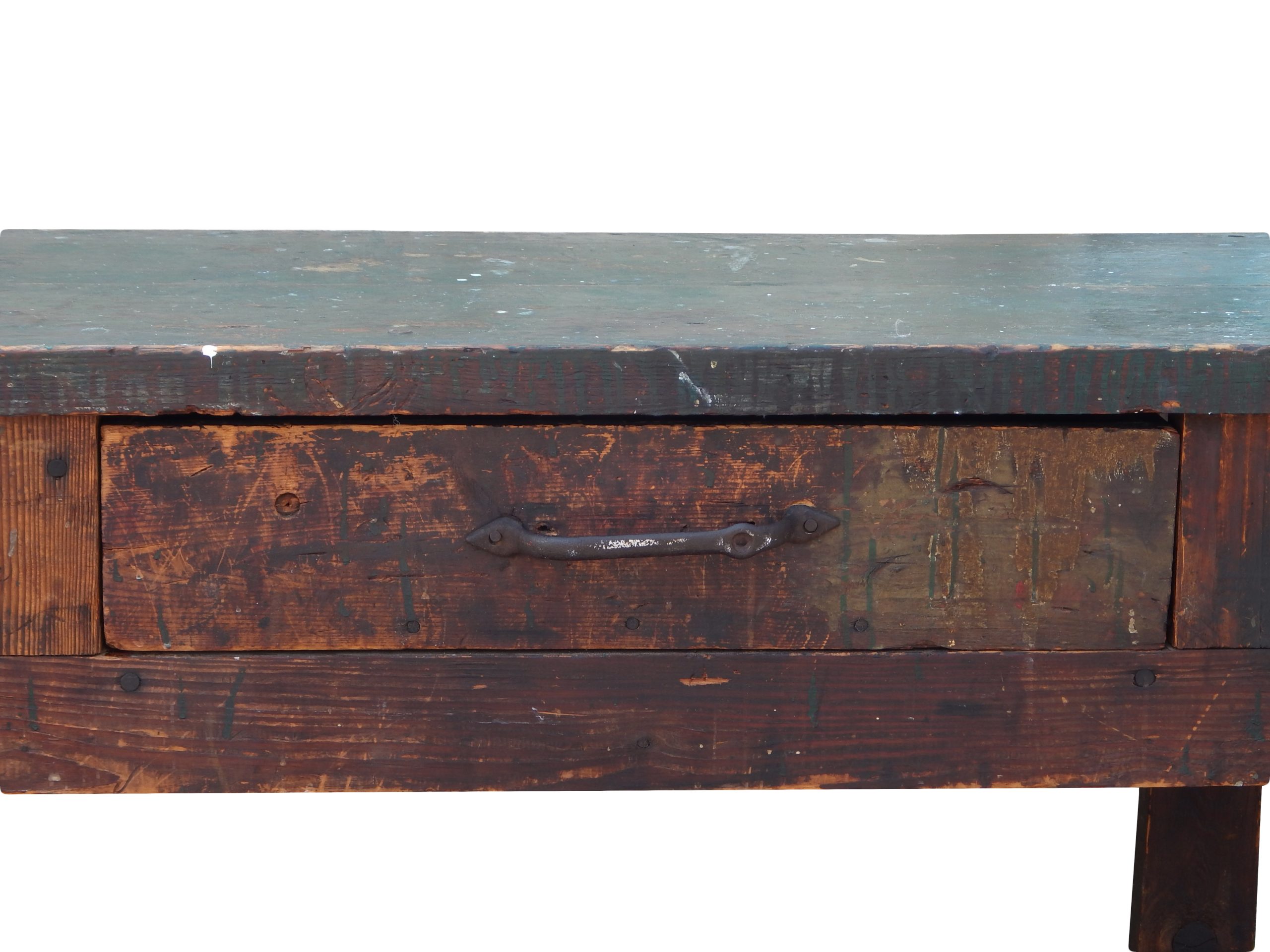 Antique Workbench with Drawers - Image 14