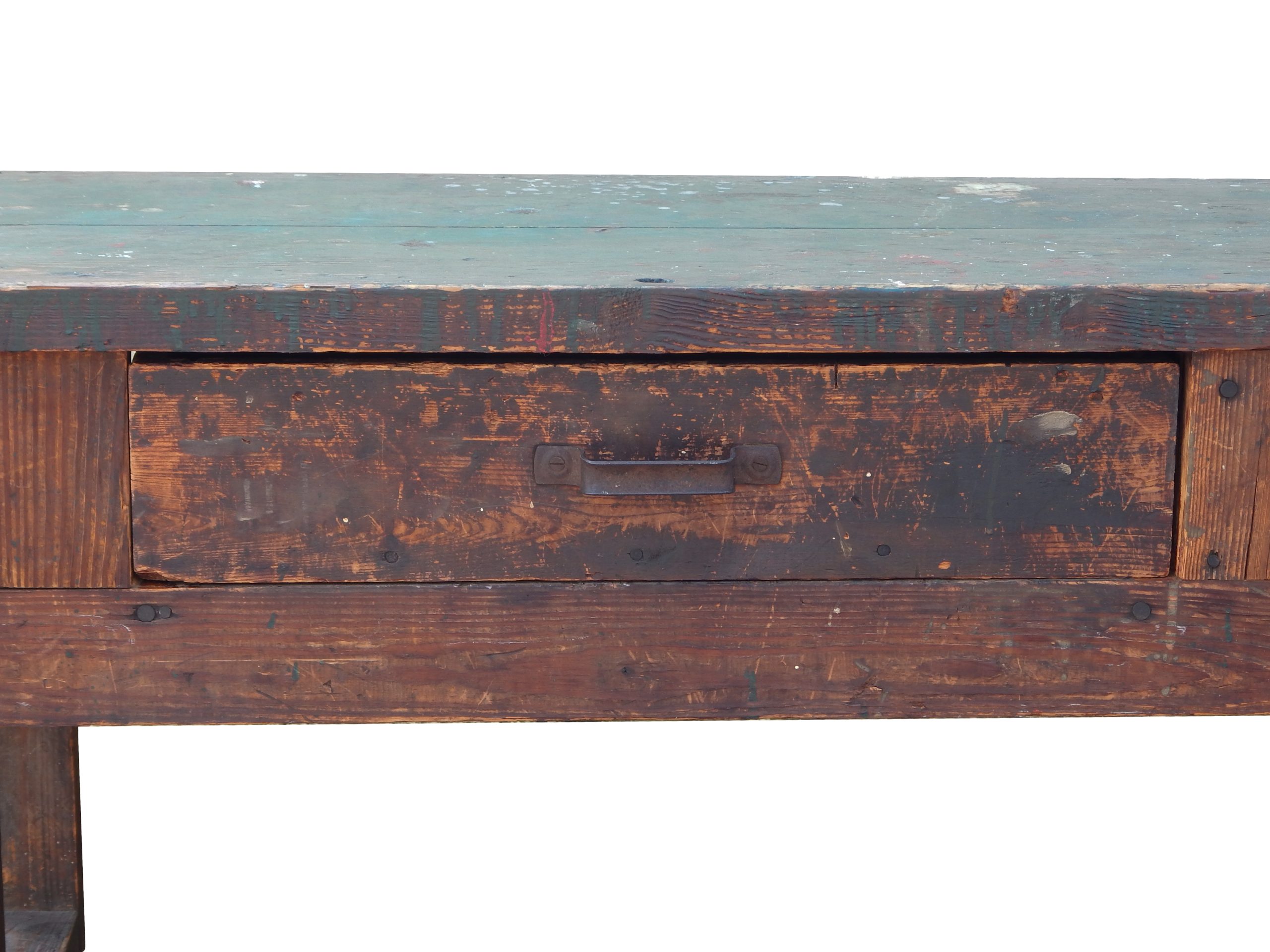 Antique Workbench with Drawers - Image 15